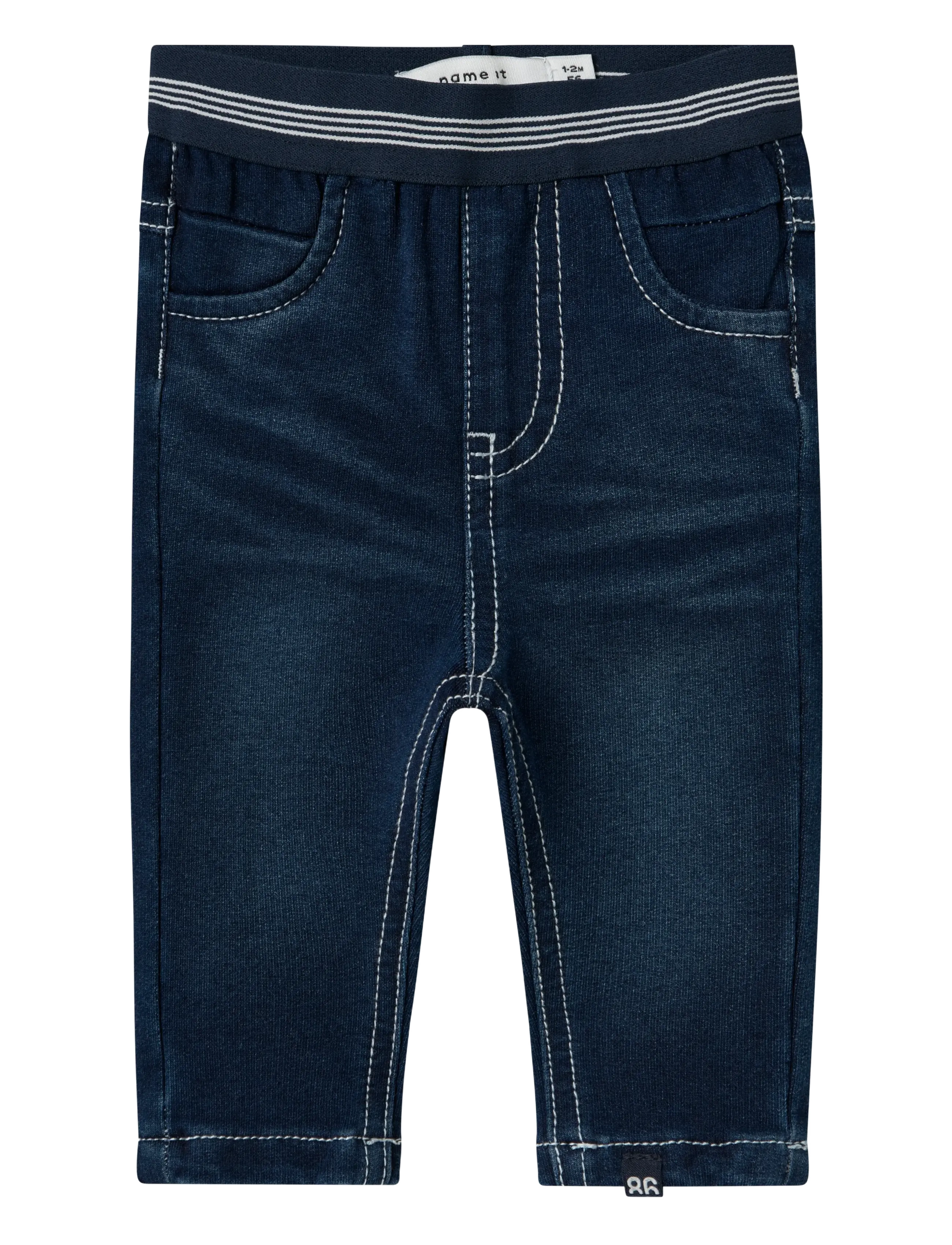 name it NBMSILAS SLIM SWE JEANS 7025-TR NOOS - Underdele - DENIM BLUE / navy