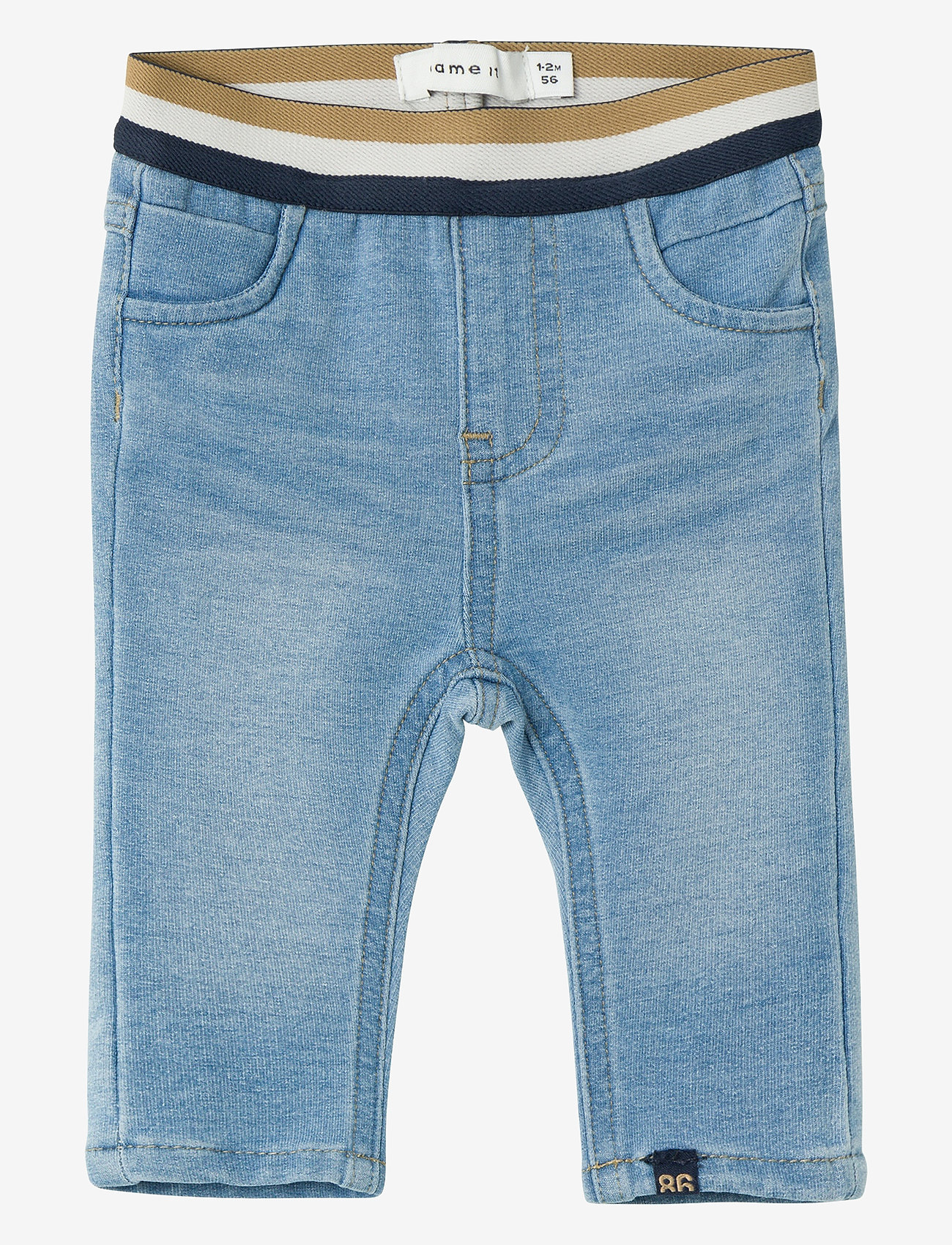 name it - NBMSILAS SLIM SWE JEANS 7025-TR NOOS - liibuvad teksad - light blue denim - 1
