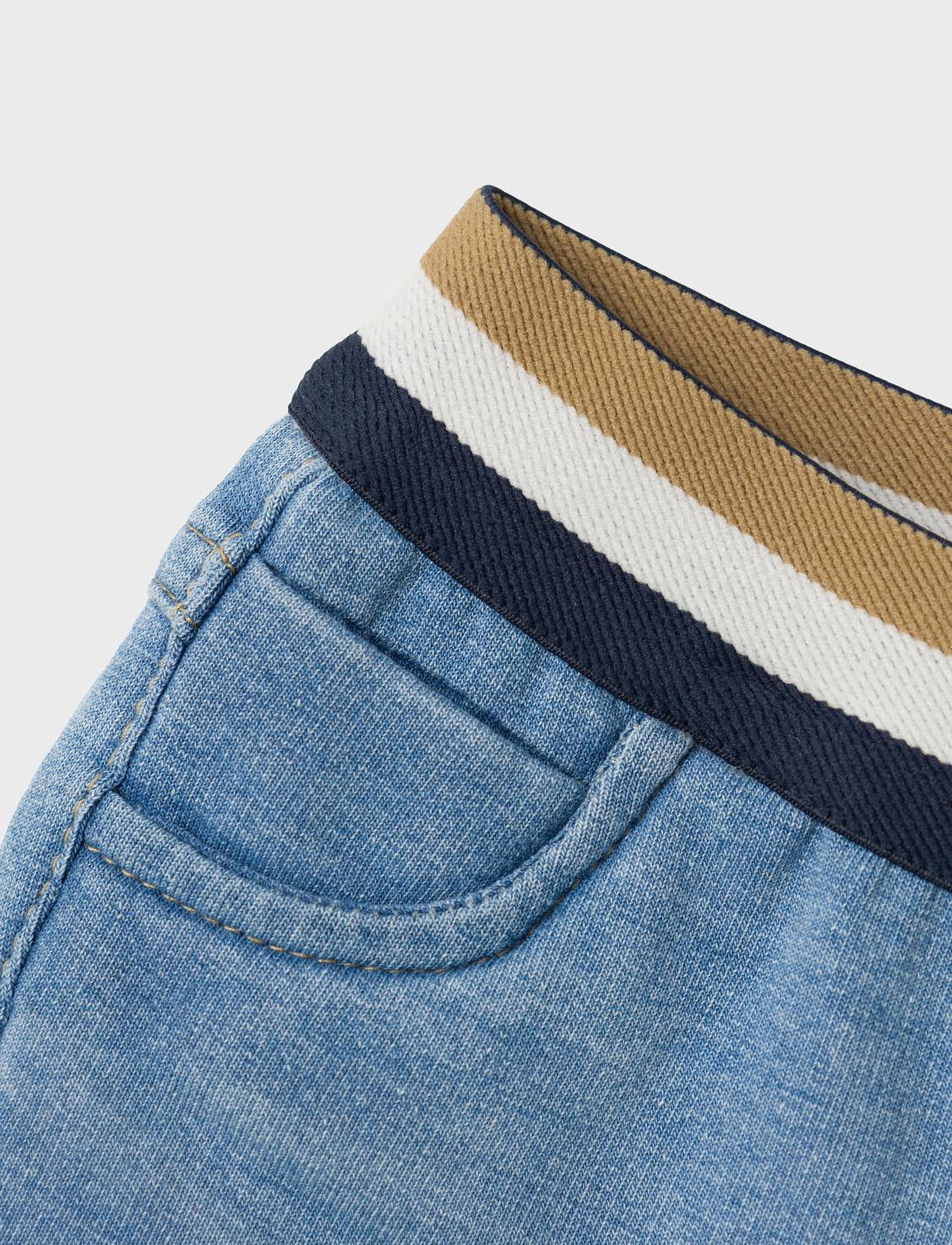 name it - NBMSILAS SLIM SWE JEANS 7025-TR NOOS - liibuvad teksad - light blue denim - 4