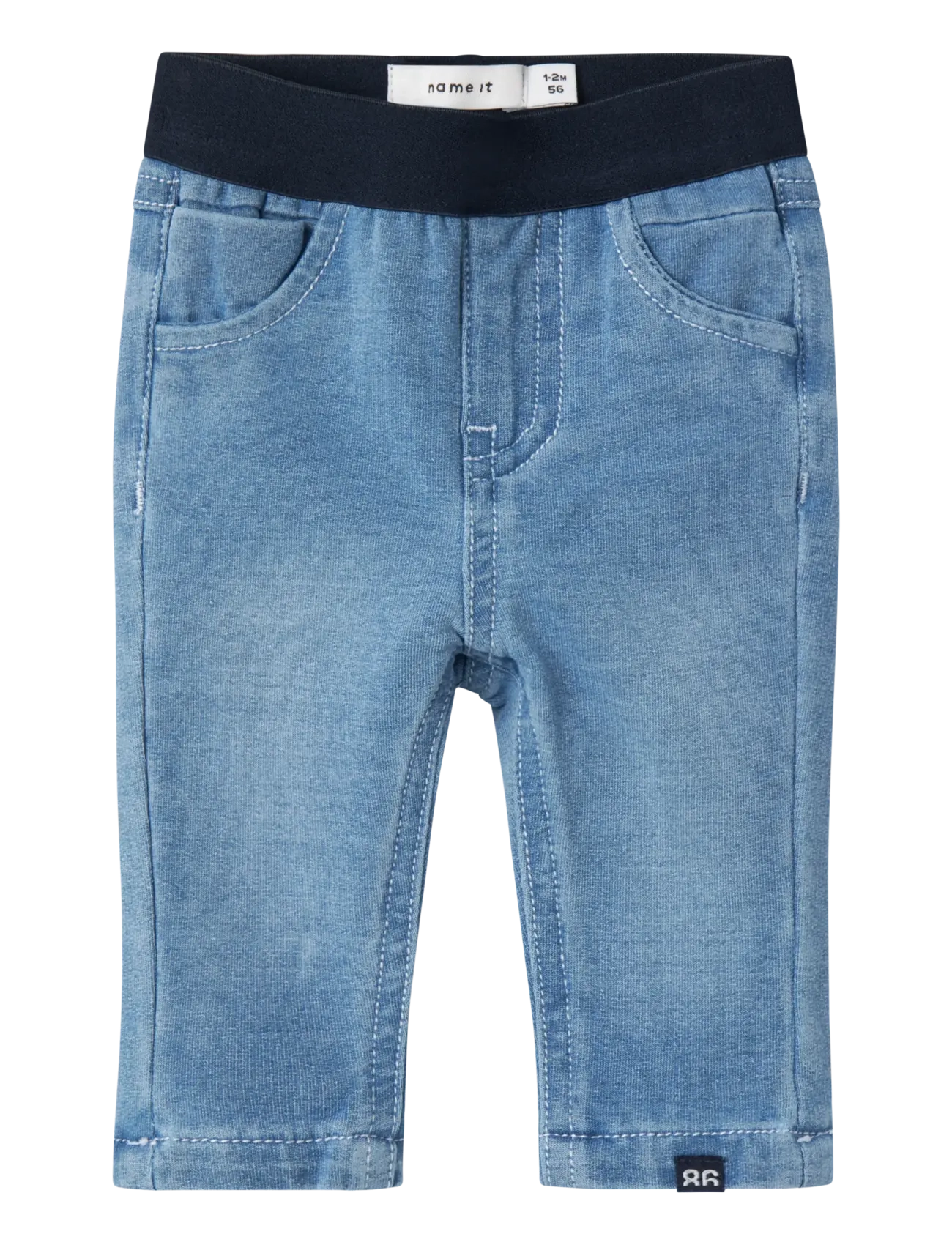 name it NBMSILAS SLIM SWE JEANS 7025-TR NOOS - Underdele - LIGHT BLUE DENIM / blue