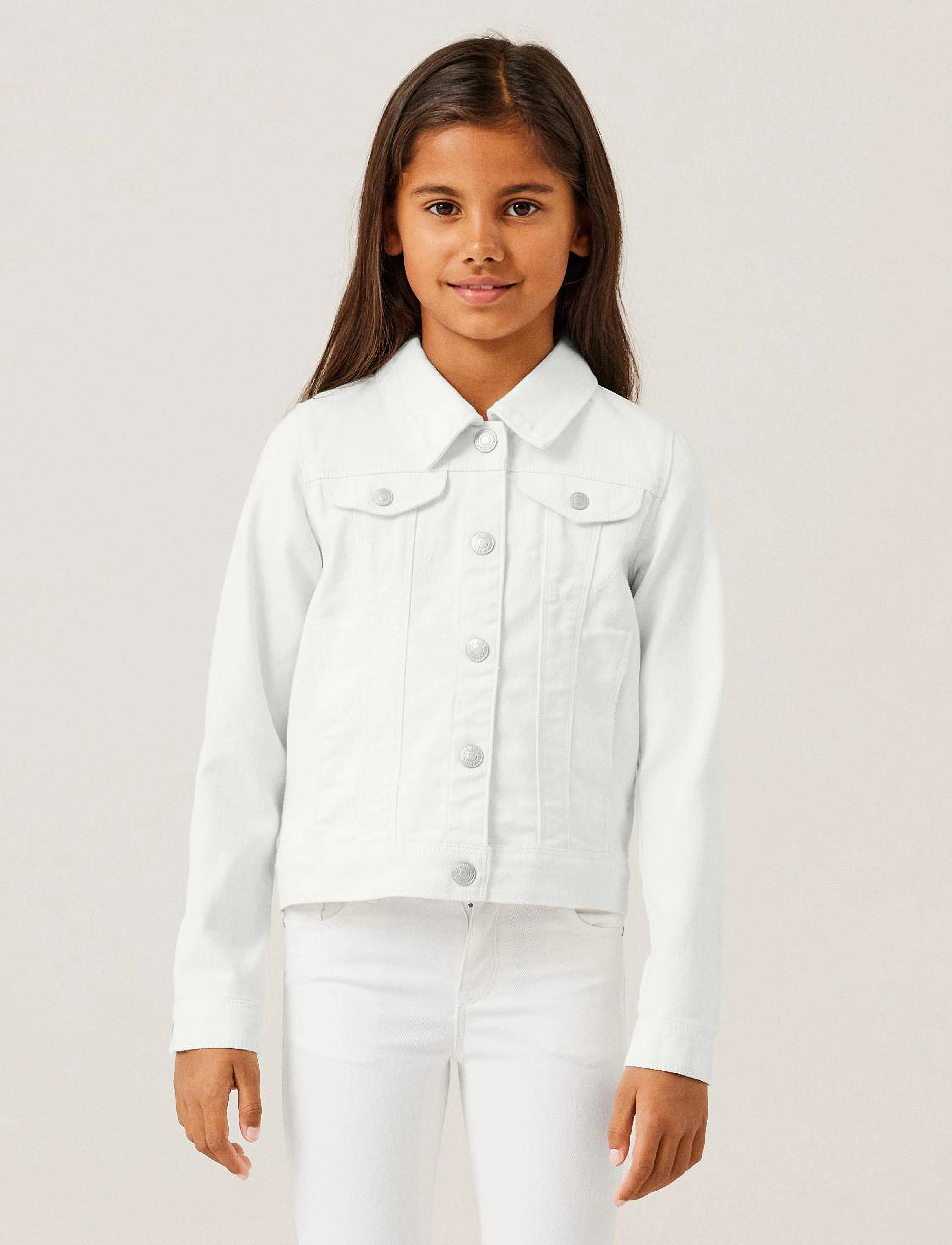 name it - NKFREJA TWILL JACKET 4160-YF NOOS - bright white - 4