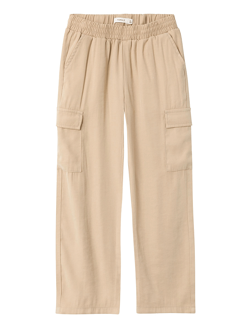 name it - NKFBELLA ST TWI CARGO 8262-BU NOOS - bikses - safari - 1