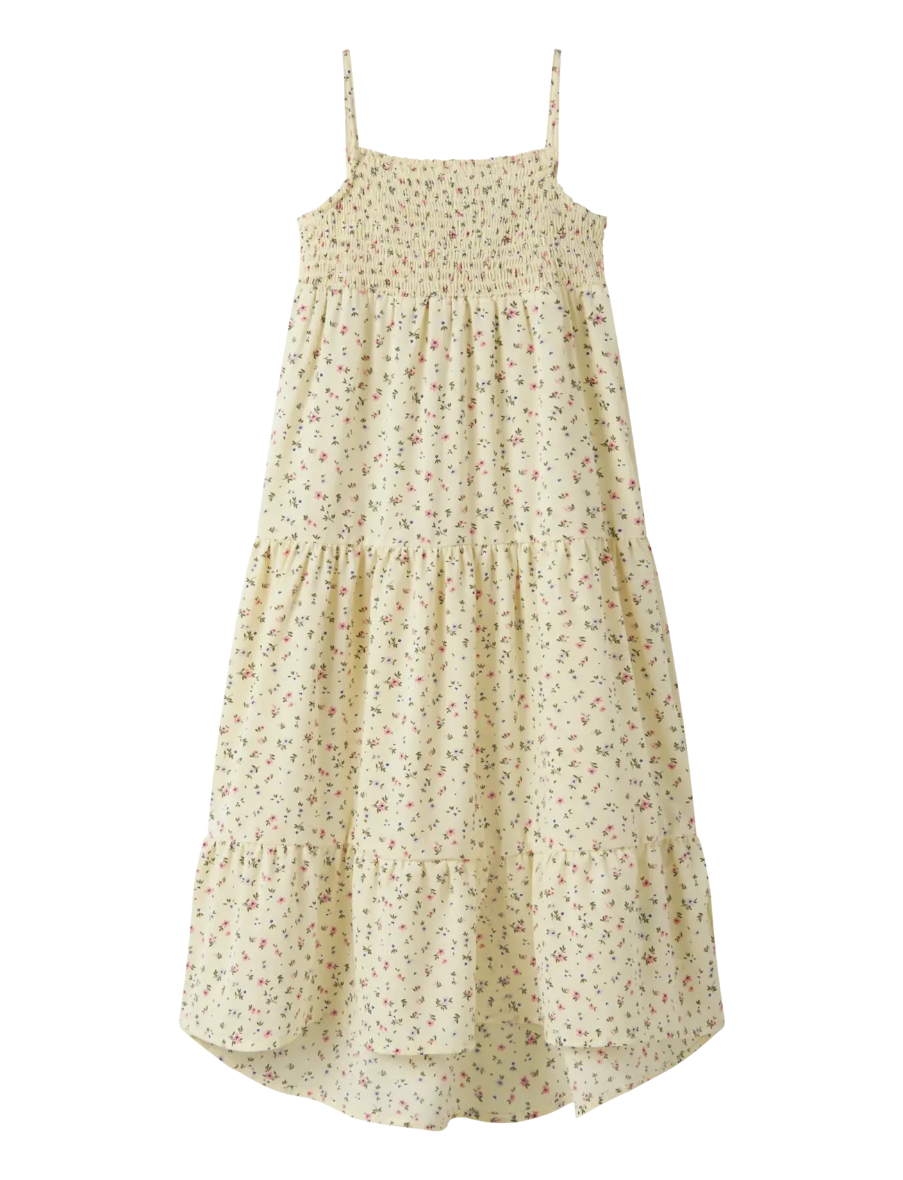 name it NKFVINAYA STRAP MAXI DRESS - Freizeitkleider - PEAR SORBET / yellow