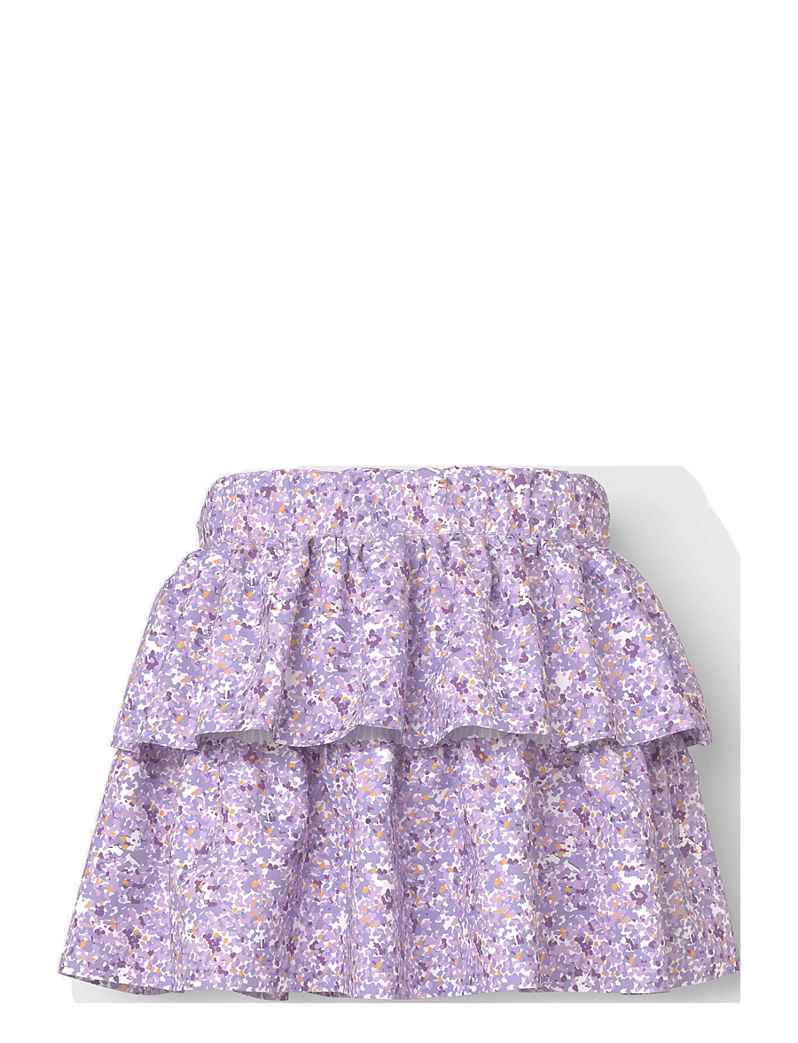 name it - NMFVINAYA SKIRT - trumpi sijonai - orchid bloom - 1