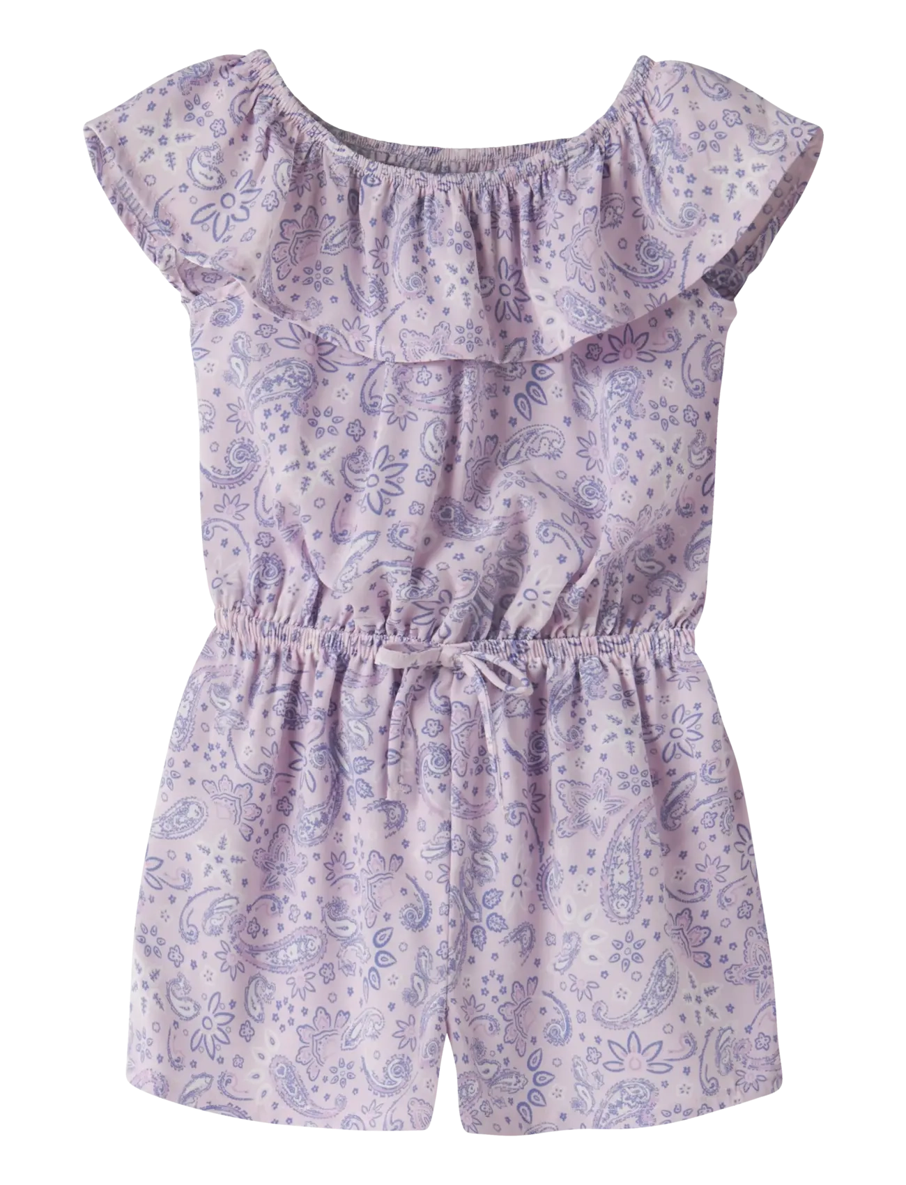 name it Nmfvinaya Ss Playsuit, Børn, Off-Shoulder Playsuit, Lila, Str: 92