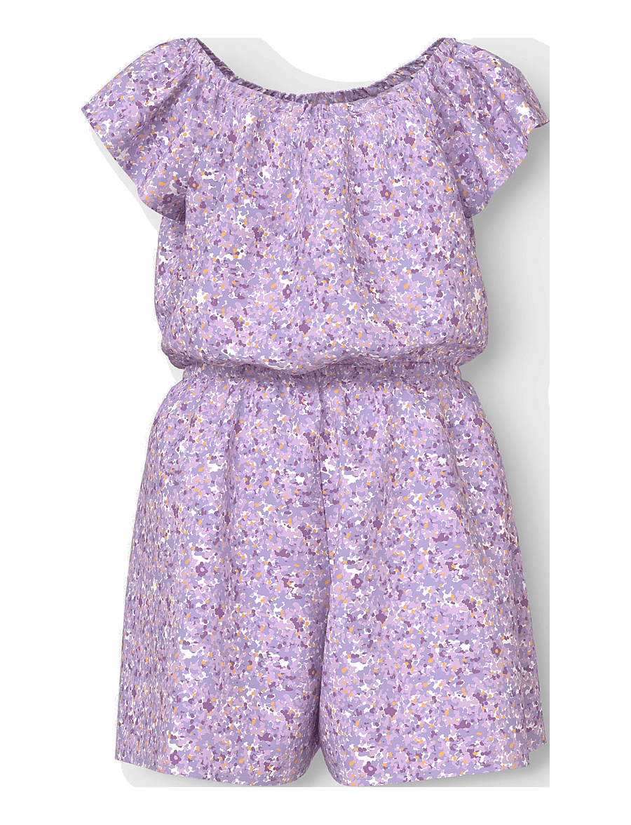 name it - NMFVINAYA SS PLAYSUIT - jumpsuits - orchid bloom - 1
