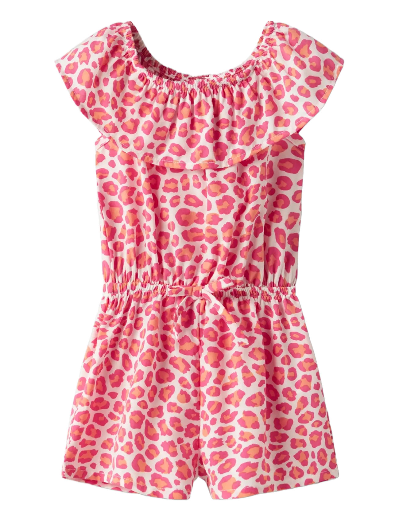 name it Nmfvinaya Ss Playsuit, Børn, Off-Shoulder Playsuit, Rød, Str: 104