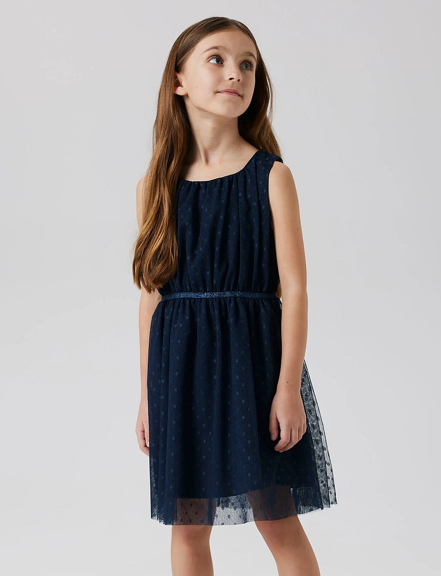 name it - NKFVABOS SPENCER NOOS - festklänningar - dark sapphire - 3