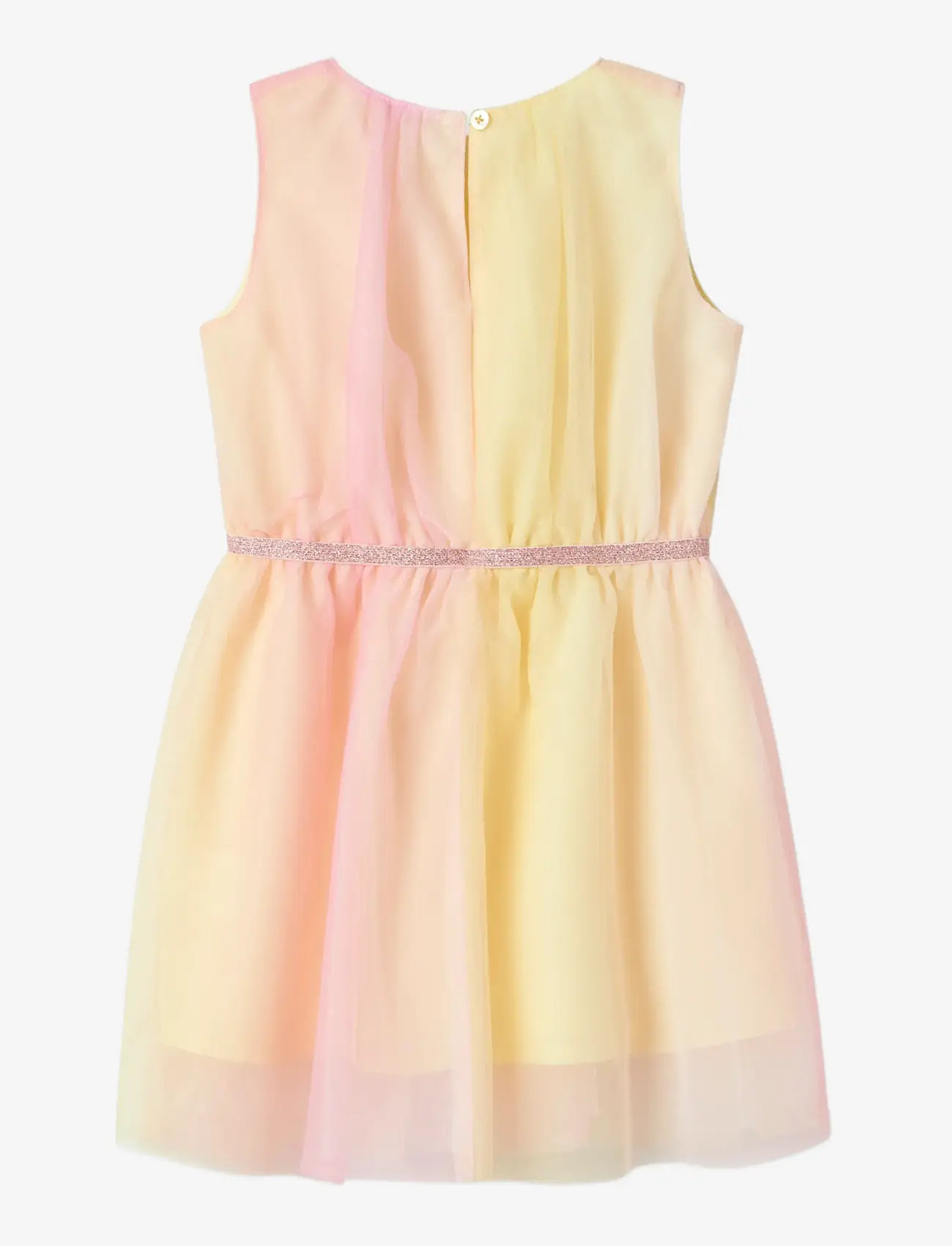 name it - NMFVABOS SPENCER FFD - partykleider - pastel yellow - 1