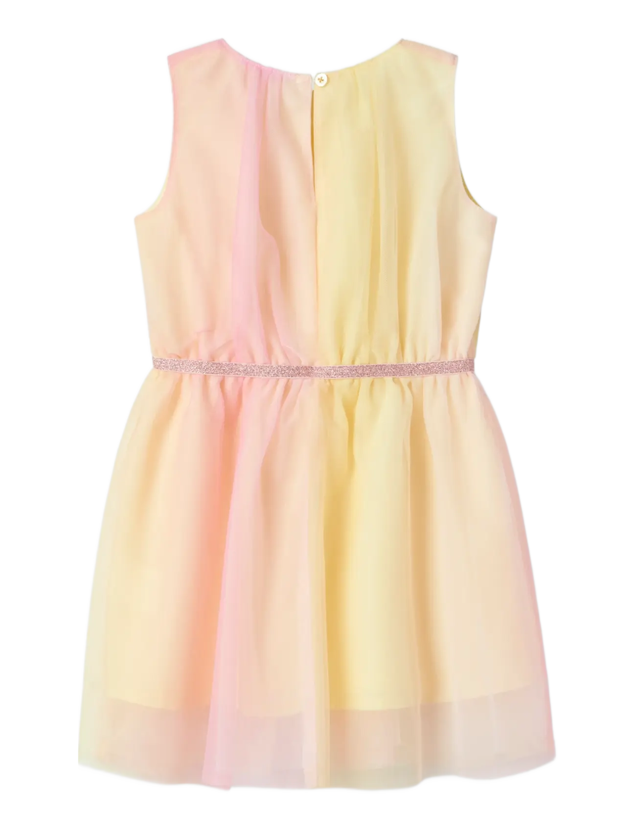 name it - NMFVABOS SPENCER FFD - partykleider - pastel yellow - 1