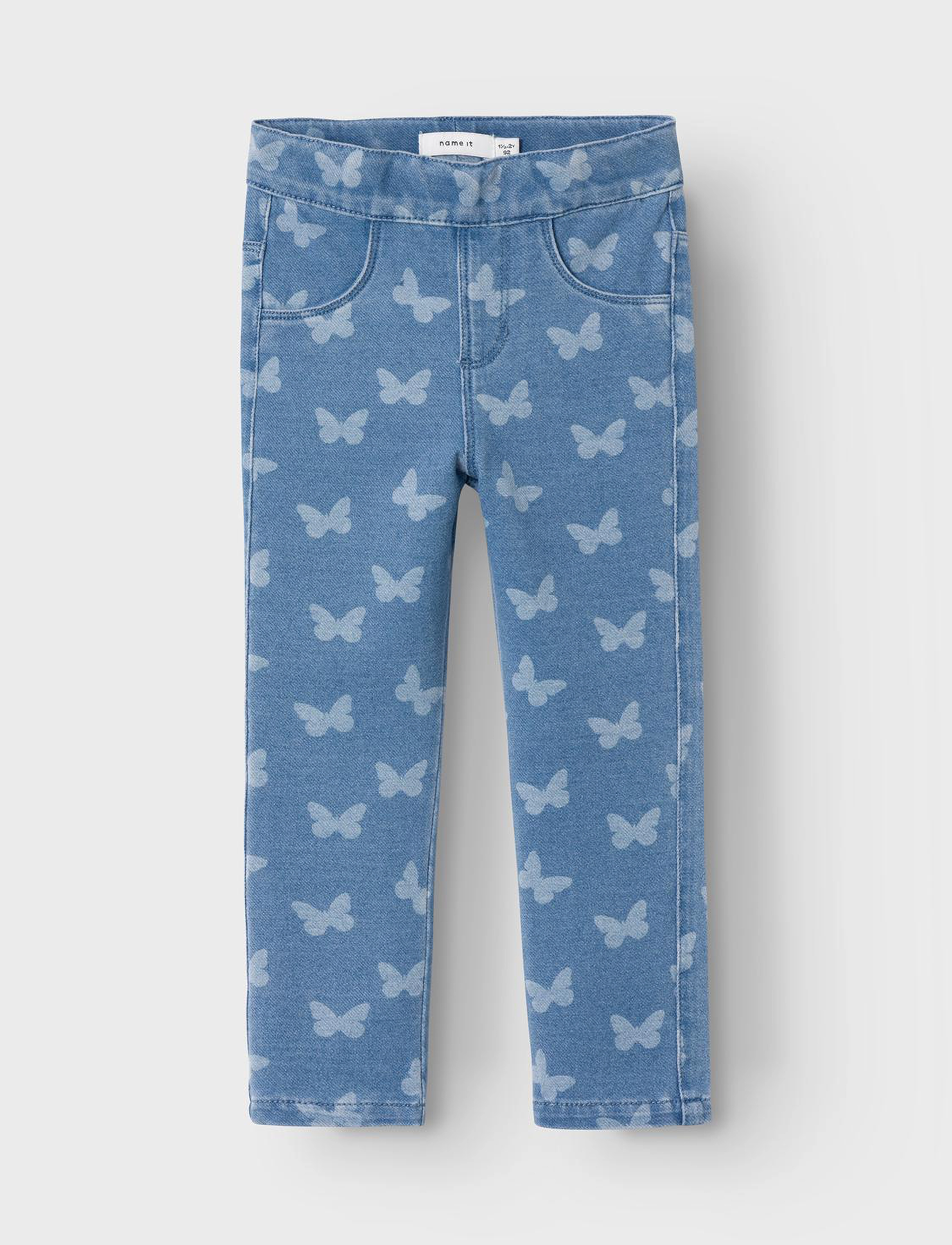 name it - NMFSALLI SLIM DNM LEGGING 2352-VB NOOS - leggings - medium blue denim - 3