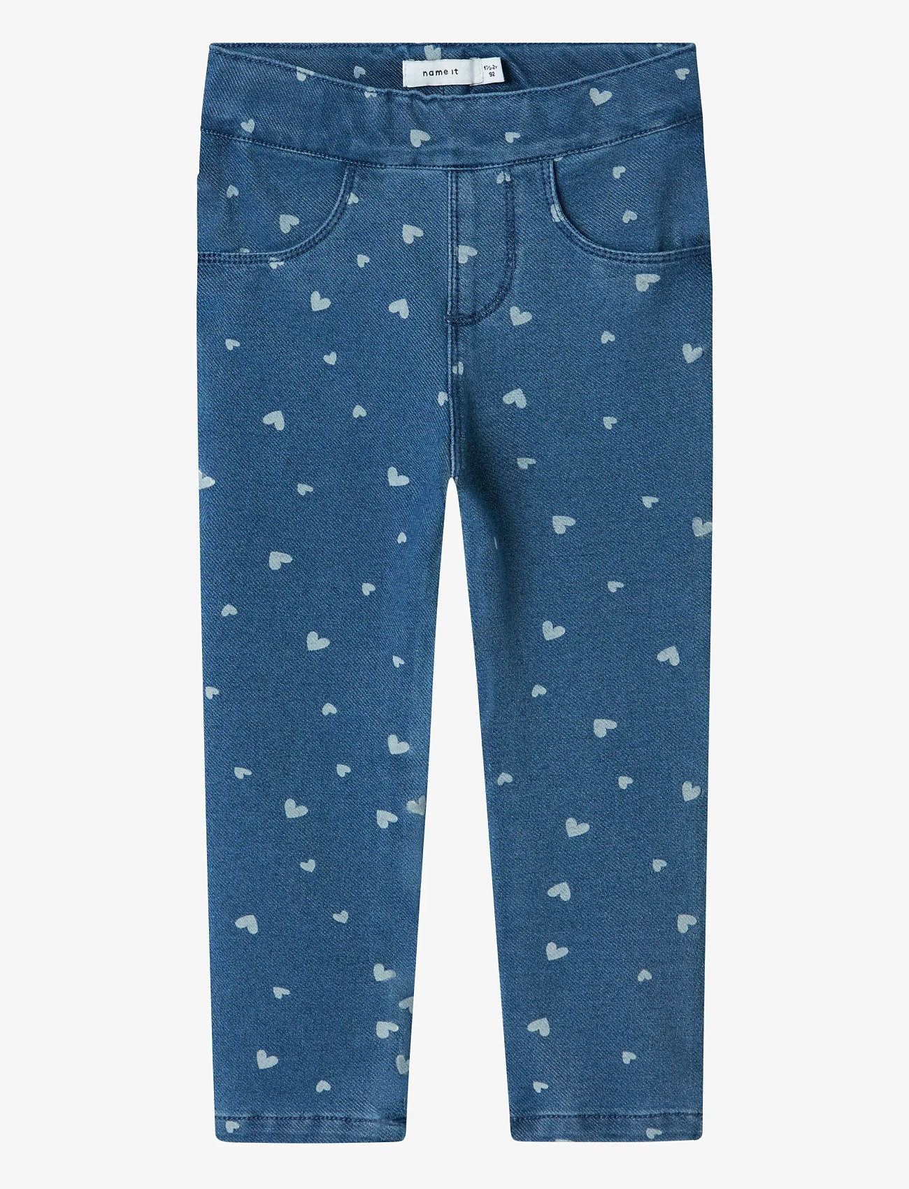 name it - NMFSALLI SLIM DNM LEGGING 2352-VB NOOS - leggings - medium blue denim - 1