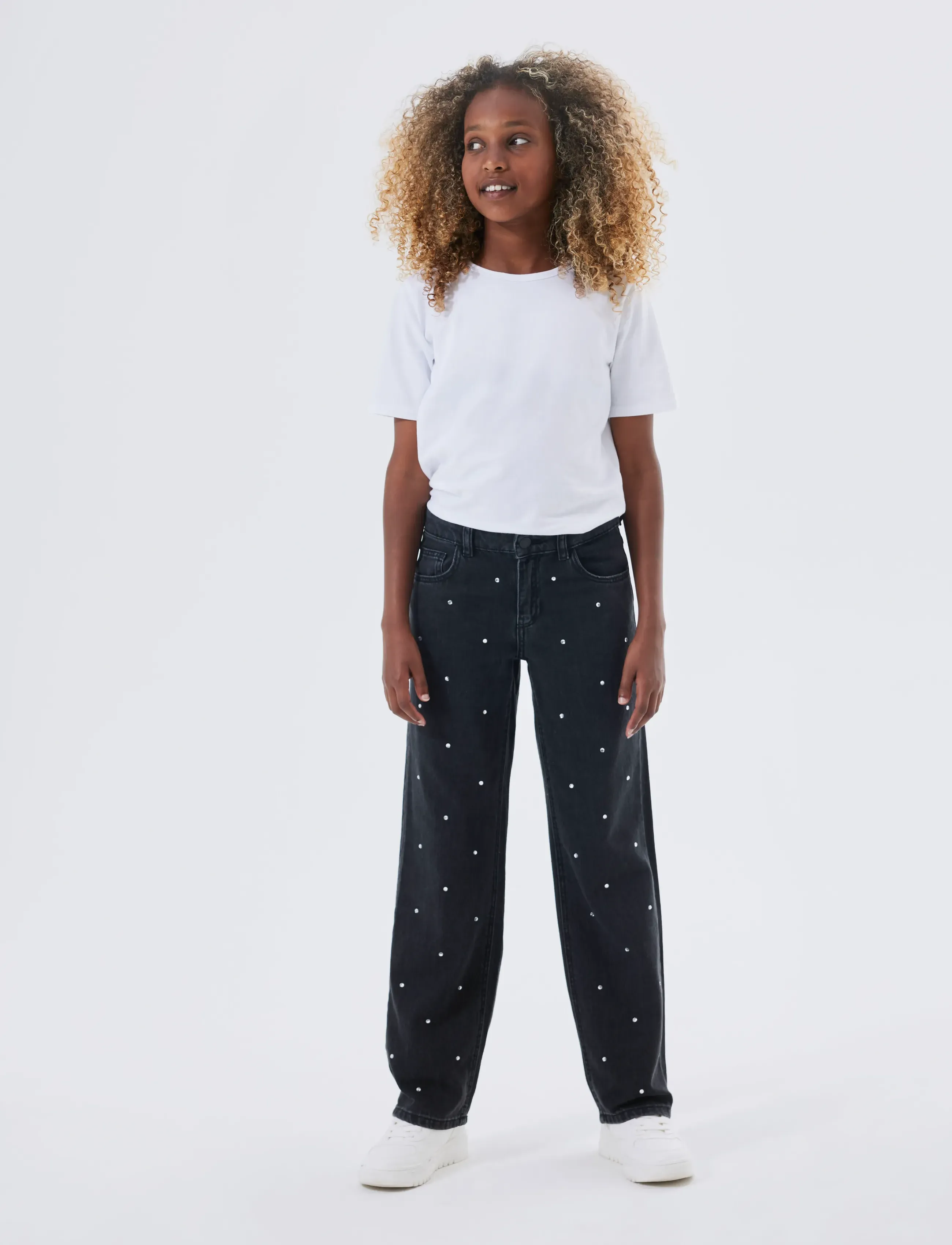 name it - NKFROSE STRAIGH RHINE JEANS 3366-BE NOOS - regular jeans - black - 2