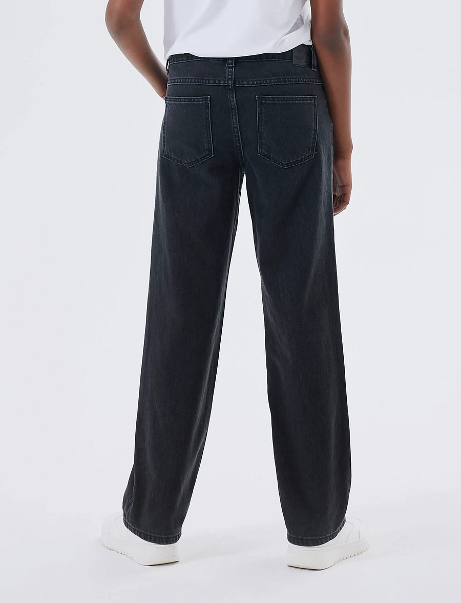 name it - NKFROSE STRAIGH RHINE JEANS 3366-BE NOOS - regular jeans - black - 3