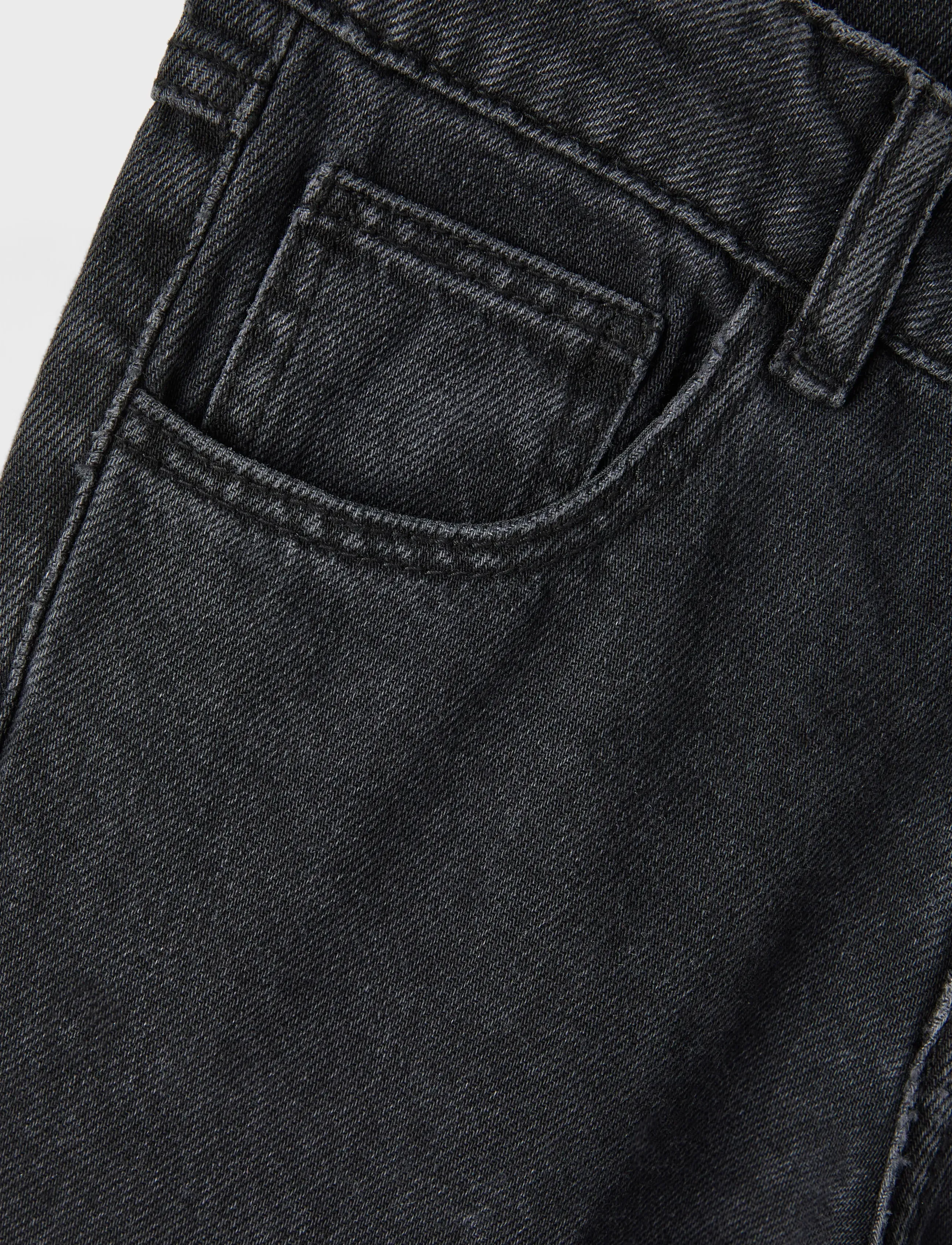 name it - NKFROSE STRAIGH RHINE JEANS 3366-BE NOOS - regular jeans - black - 5