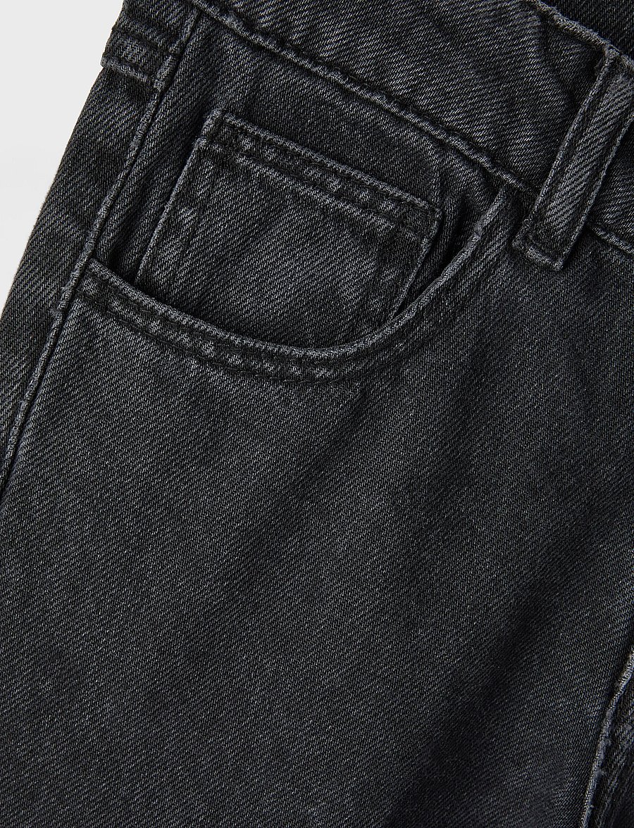 name it - NKFROSE STRAIGH RHINE JEANS 3366-BE NOOS - regular jeans - black - 5