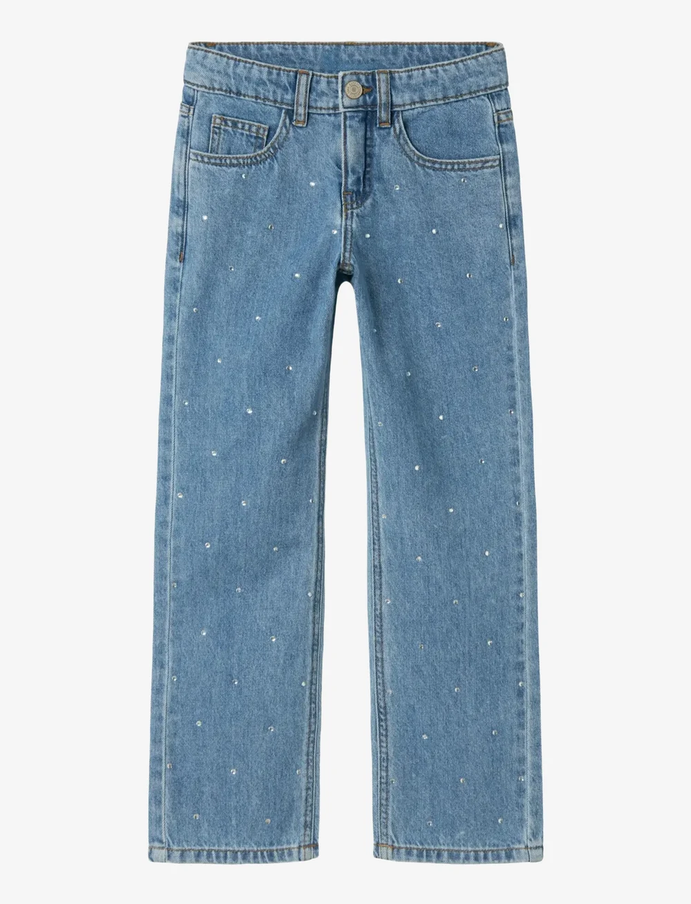 name it - NKFROSE ST RHINE JEANS 3366-BE NOOS - regular piegriezuma džinsa bikses - denim blue - 1