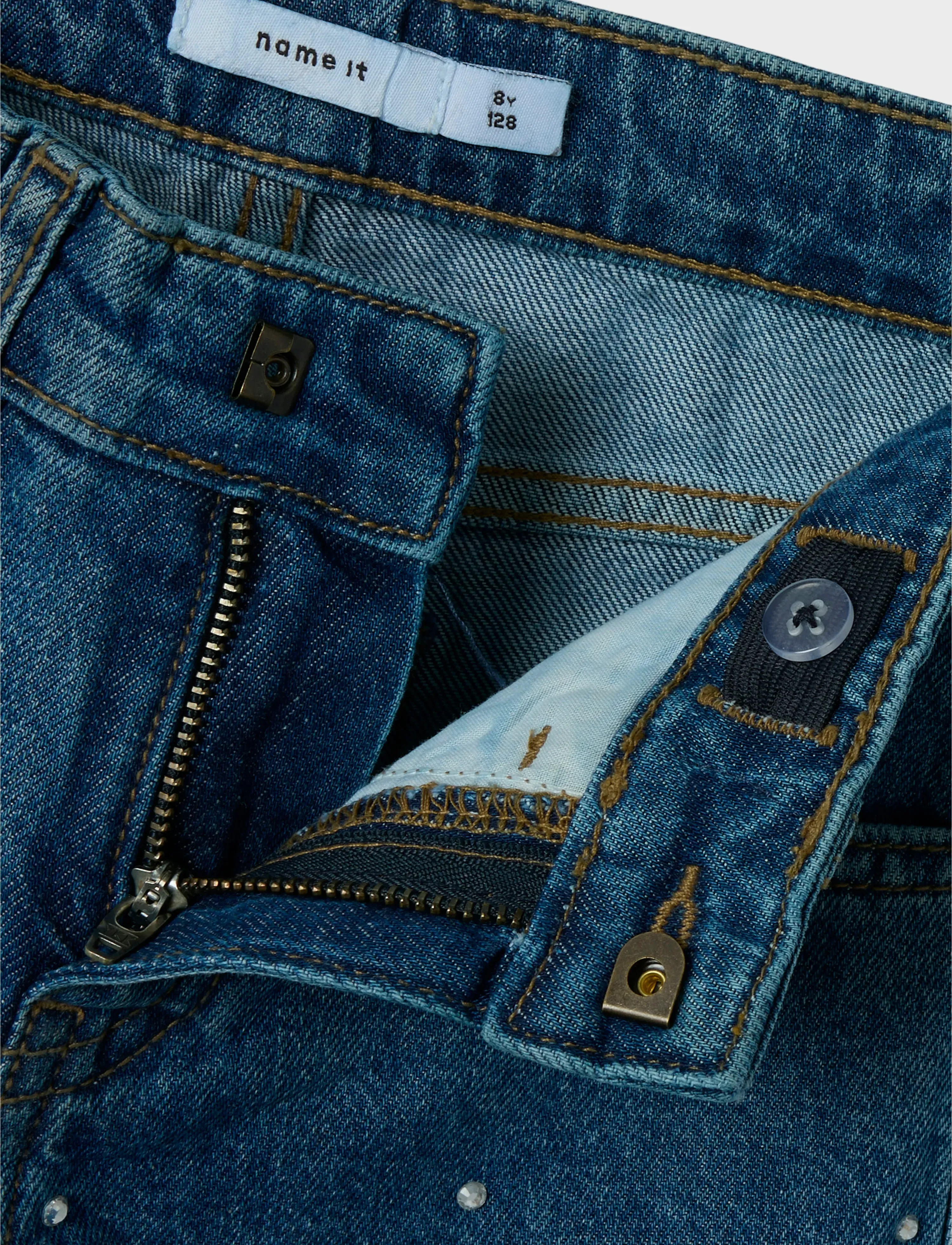 name it - NKFROSE STRAIGH RHINE JEANS 3366-BE NOOS - suorat farkut - denim blue - 4
