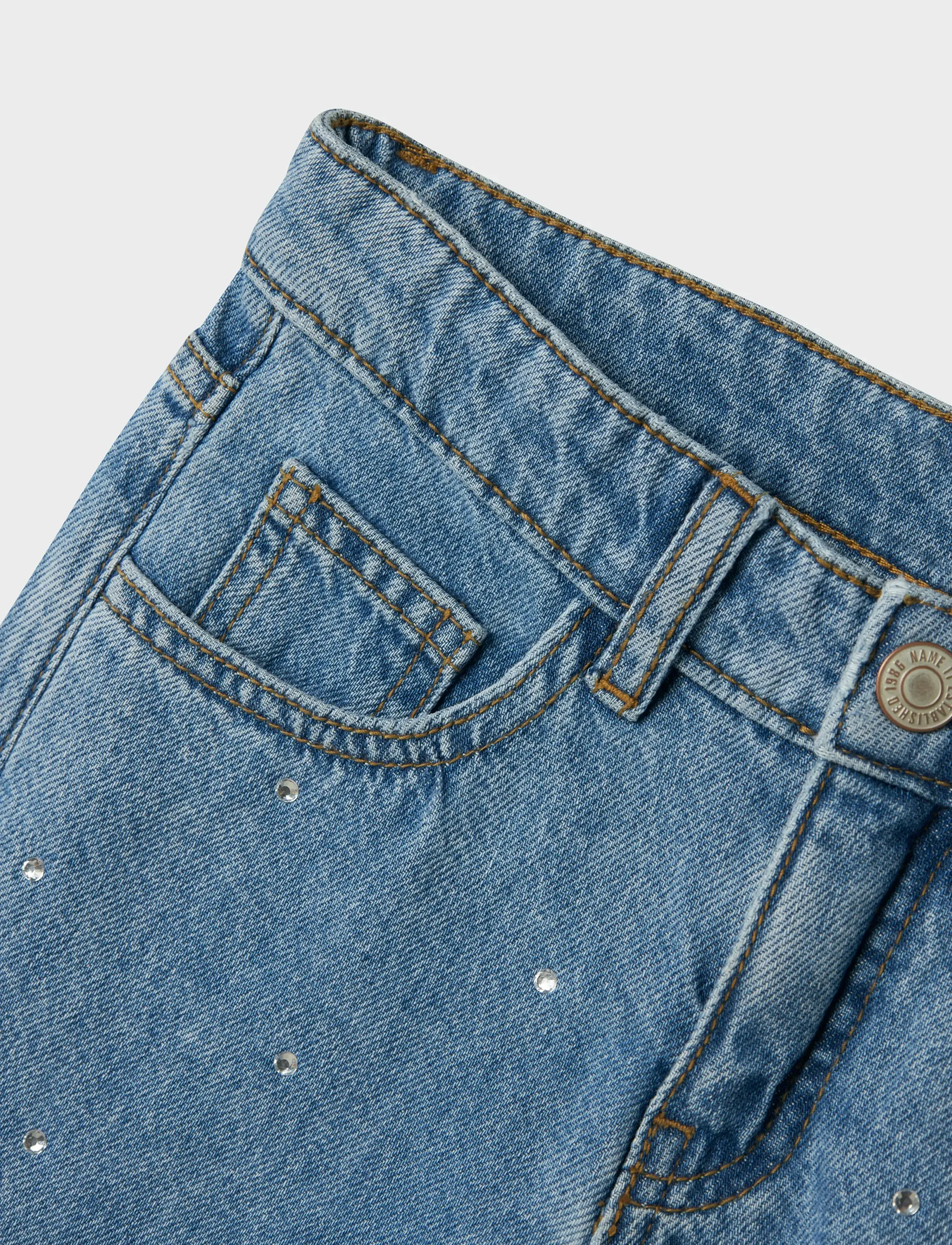 name it - NKFROSE STRAIGH RHINE JEANS 3366-BE NOOS - regular jeans - denim blue - 5