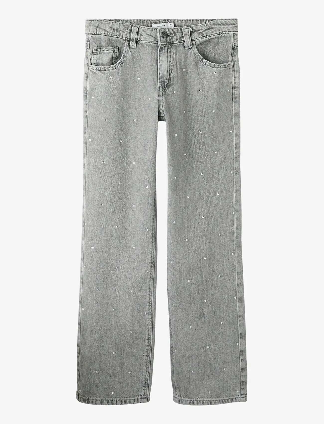name it - NKFROSE STRAIGH RHINE JEANS 3366-BE NOOS - suorat farkut - light grey denim - 1
