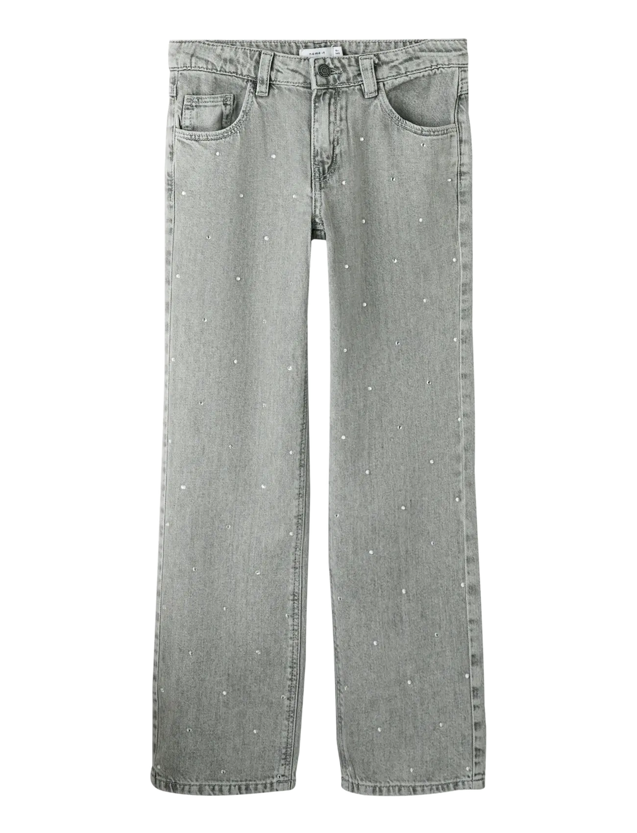 name it NKFROSE STRAIGH RHINE JEANS 3366-BE NOOS - Jeans - LIGHT GREY DENIM / grey