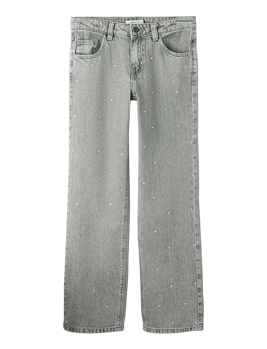 name it - NKFROSE STRAIGH RHINE JEANS 3366-BE NOOS - regular jeans - light grey denim - 1