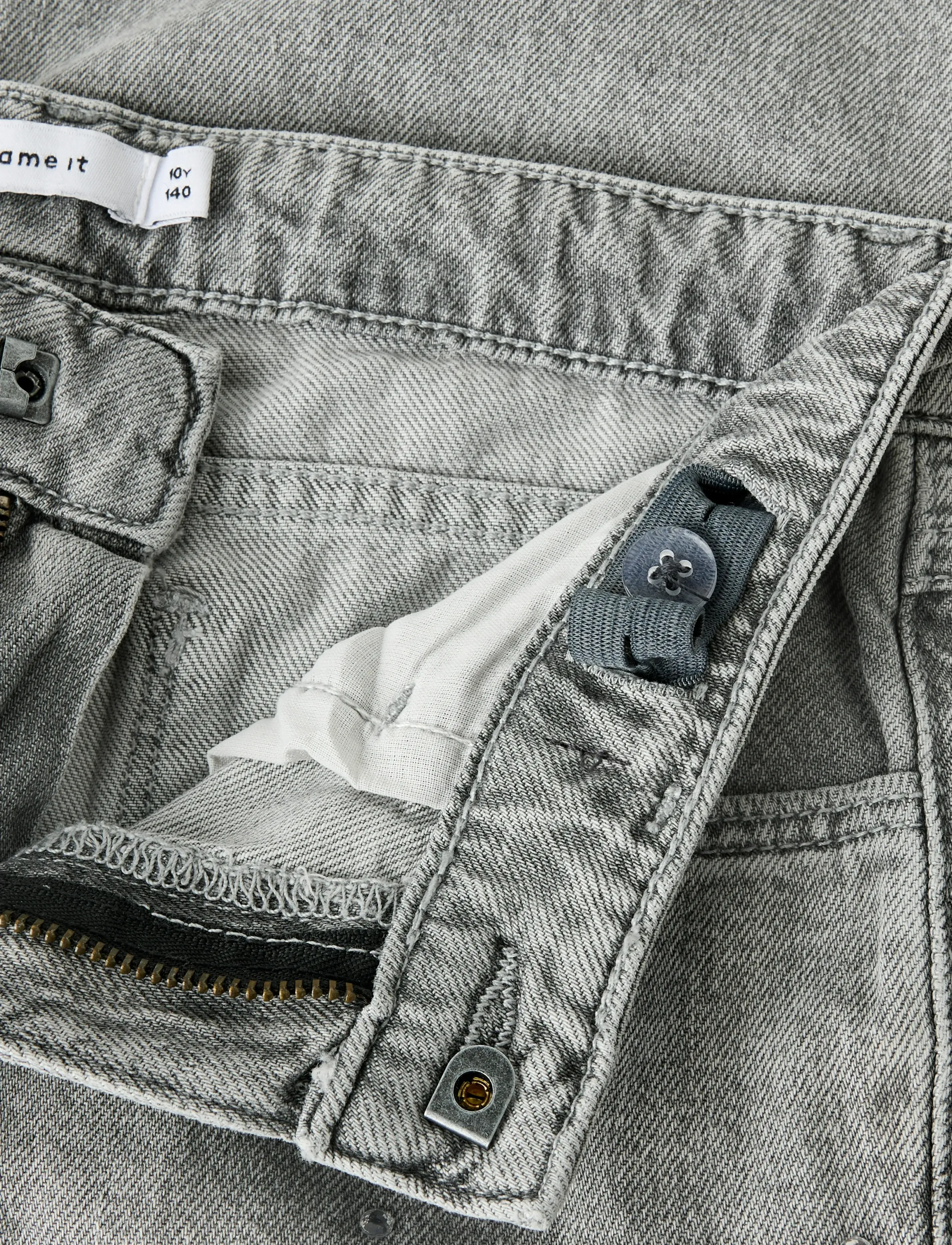 name it - NKFROSE STRAIGH RHINE JEANS 3366-BE NOOS - regular jeans - light grey denim - 4
