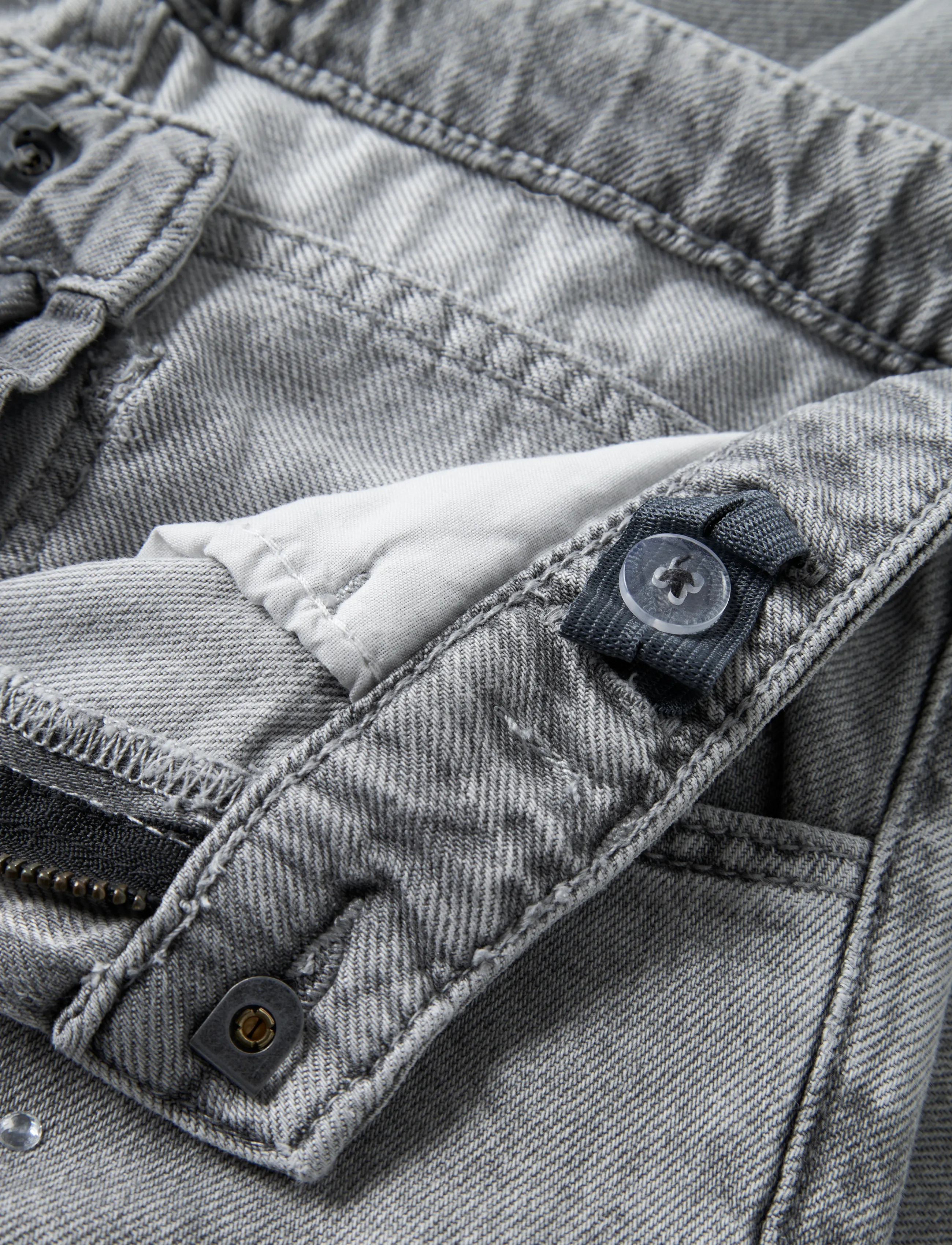 name it - NKFROSE STRAIGH RHINE JEANS 3366-BE NOOS - regular jeans - light grey denim - 4