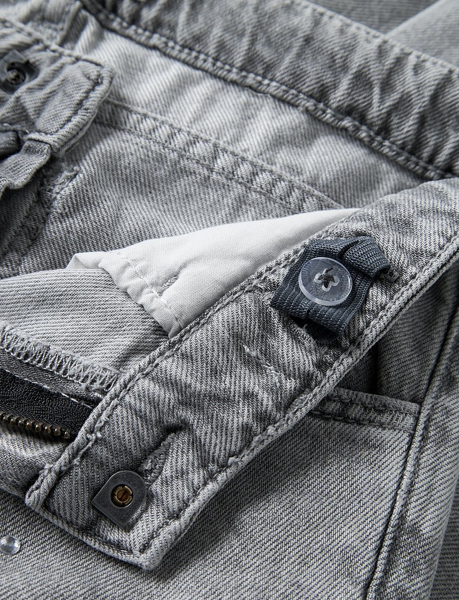 name it - NKFROSE STRAIGH RHINE JEANS 3366-BE NOOS - regular jeans - light grey denim - 4