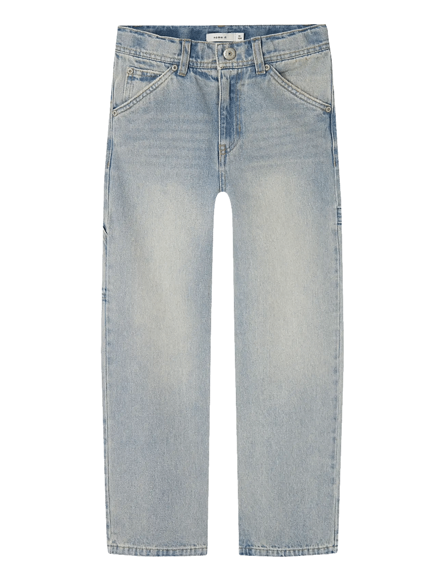 name it - NKMRYAN STRAIGHT JEANS CARP 4525-IM NOOS - loose jeans - vintage light blue denim - 1