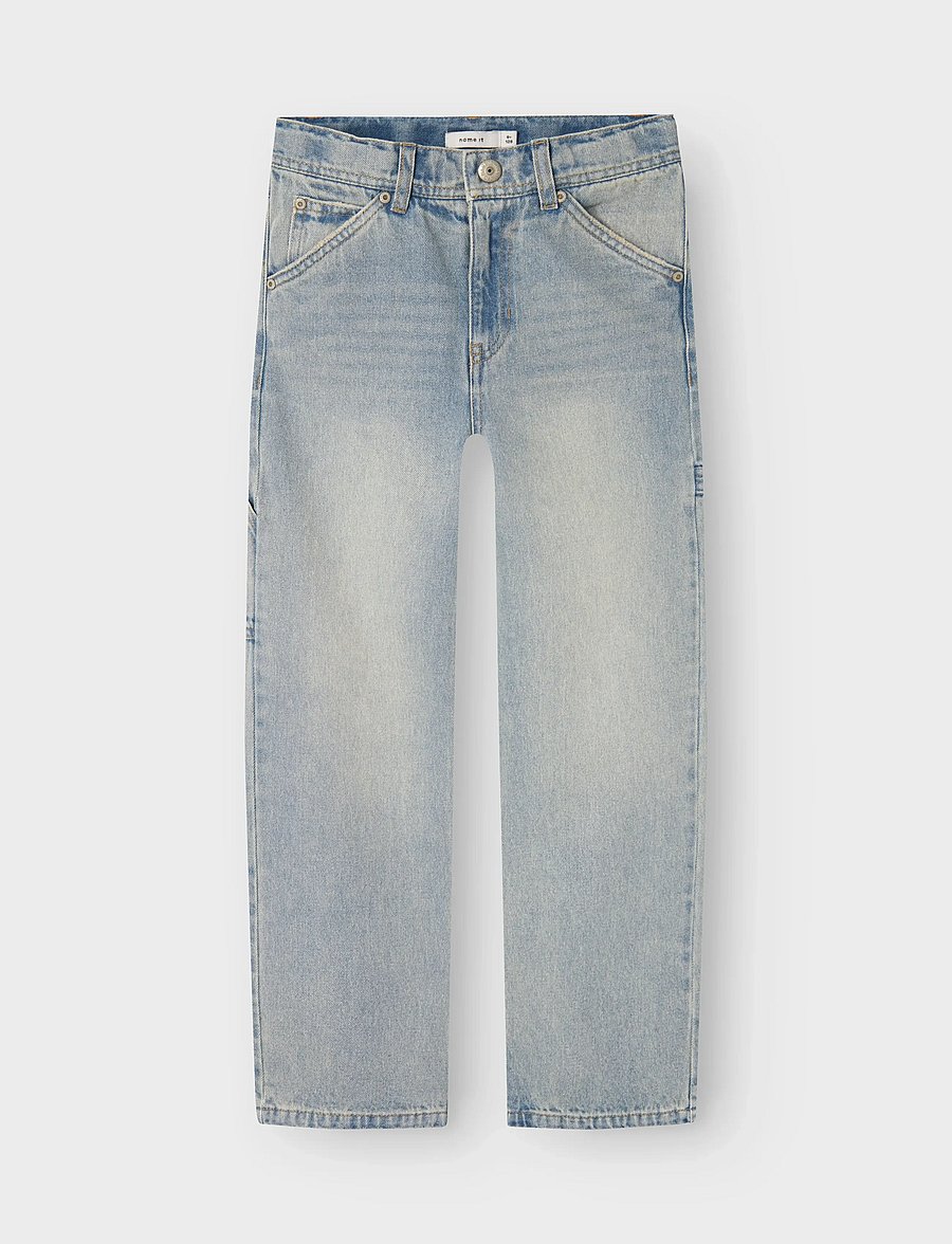name it - NKMRYAN STRAIGHT JEANS CARP 4525-IM NOOS - loose jeans - vintage light blue denim - 0