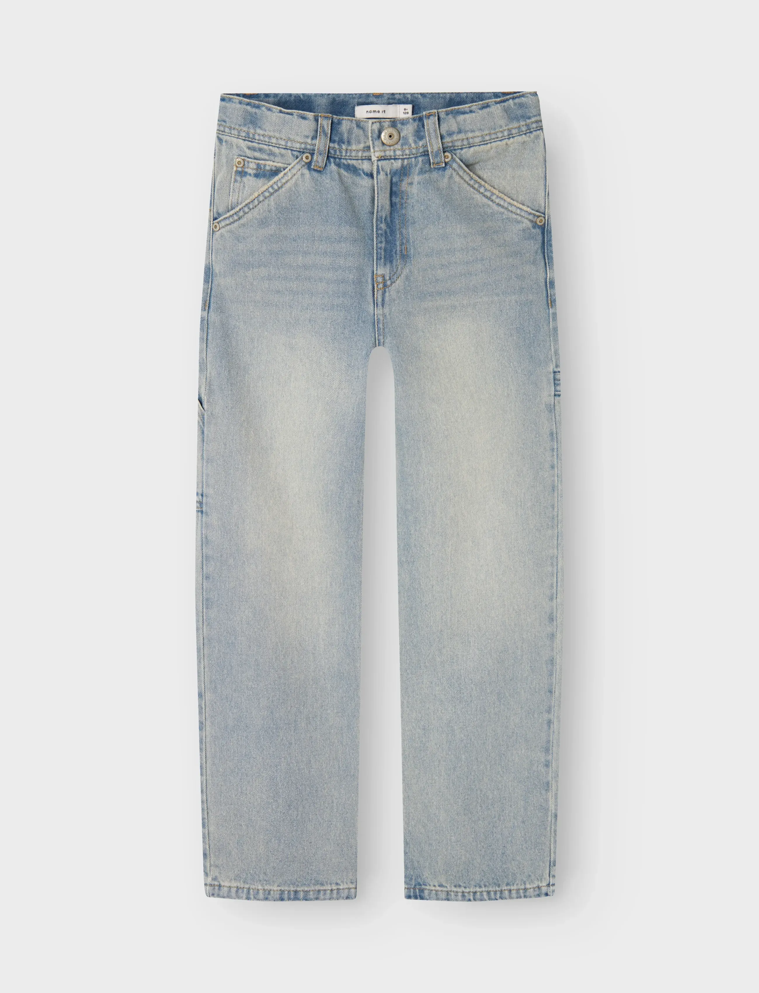 name it - NKMRYAN STRAIGHT JEANS CARP 4525-IM NOOS - loose jeans - vintage light blue denim - 0
