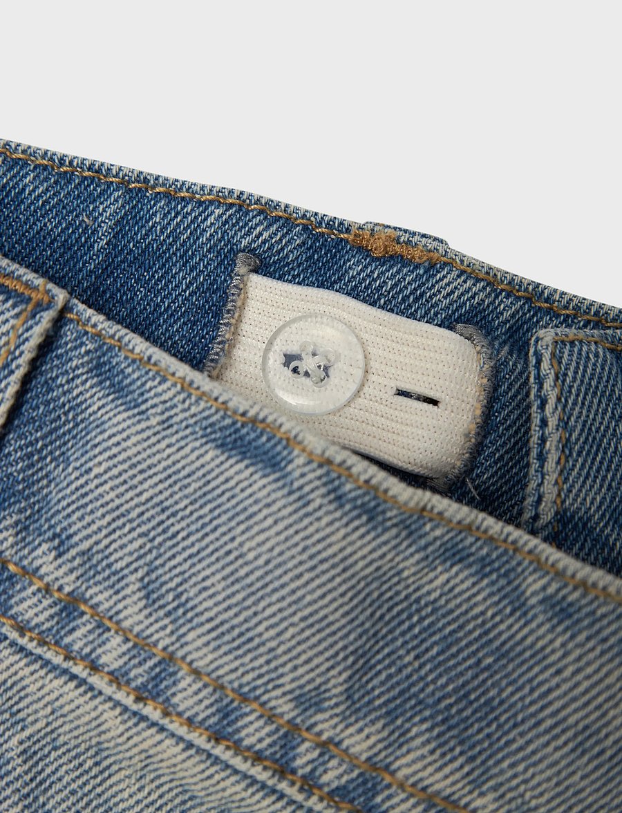 name it - NKMRYAN STRAIGHT JEANS CARP 4525-IM NOOS - loose jeans - vintage light blue denim - 4