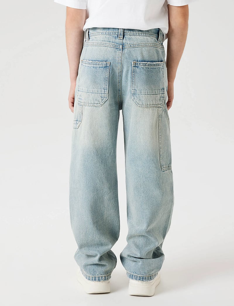 name it - NKMRYAN STRAIGHT JEANS CARP 4525-IM NOOS - loose jeans - vintage light blue denim - 5