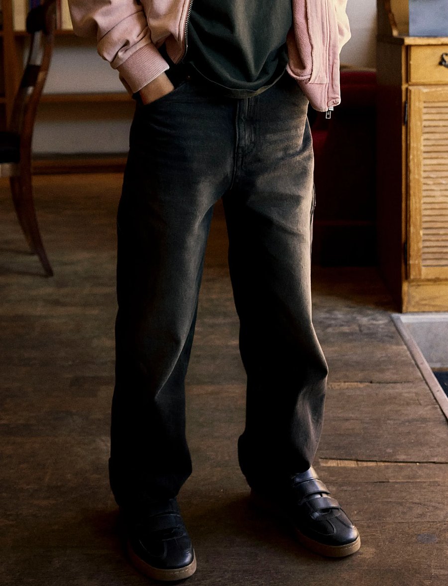 name it - NKMRYAN STRAIGHT JEANS CARP 4525-IM NOOS - loose jeans - brown denim - 2