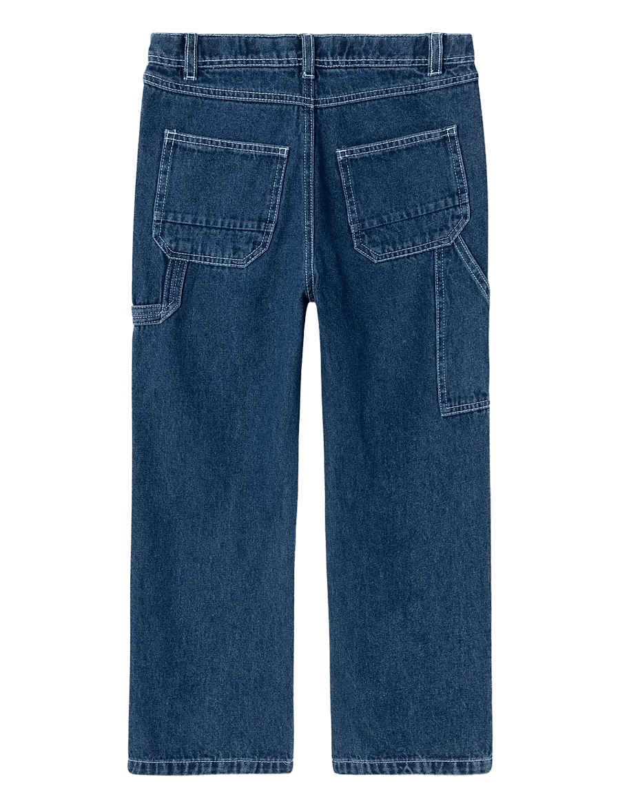 name it - NKMRYAN STRAIGHT JEANS CARP 4525-IM NOOS - loose jeans - dark blue denim - 1