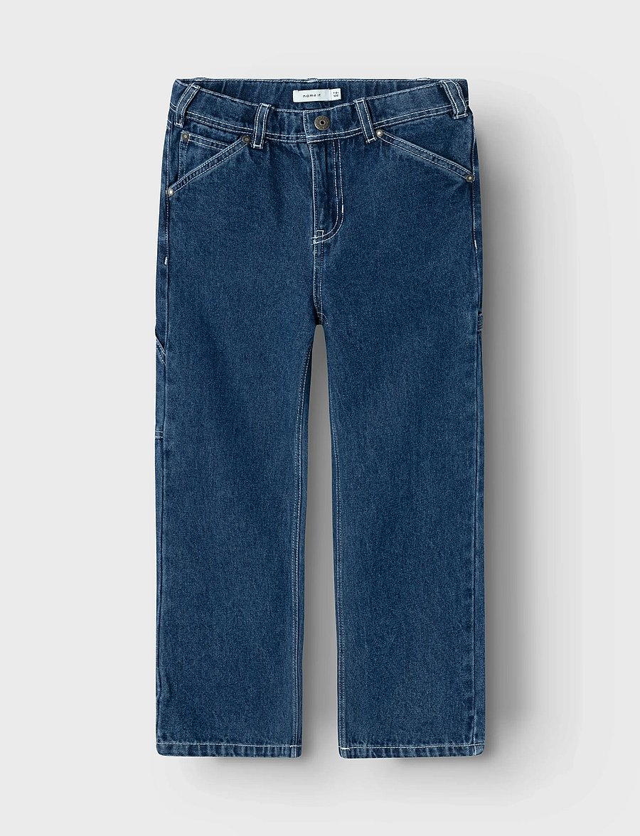 name it - NKMRYAN STRAIGHT JEANS CARP 4525-IM NOOS - loose jeans - dark blue denim - 2