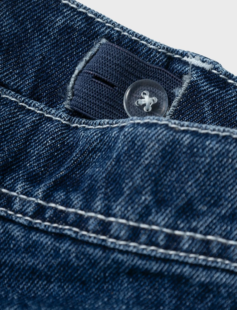 name it - NKMRYAN STRAIGHT JEANS CARP 4525-IM NOOS - loose jeans - dark blue denim - 4