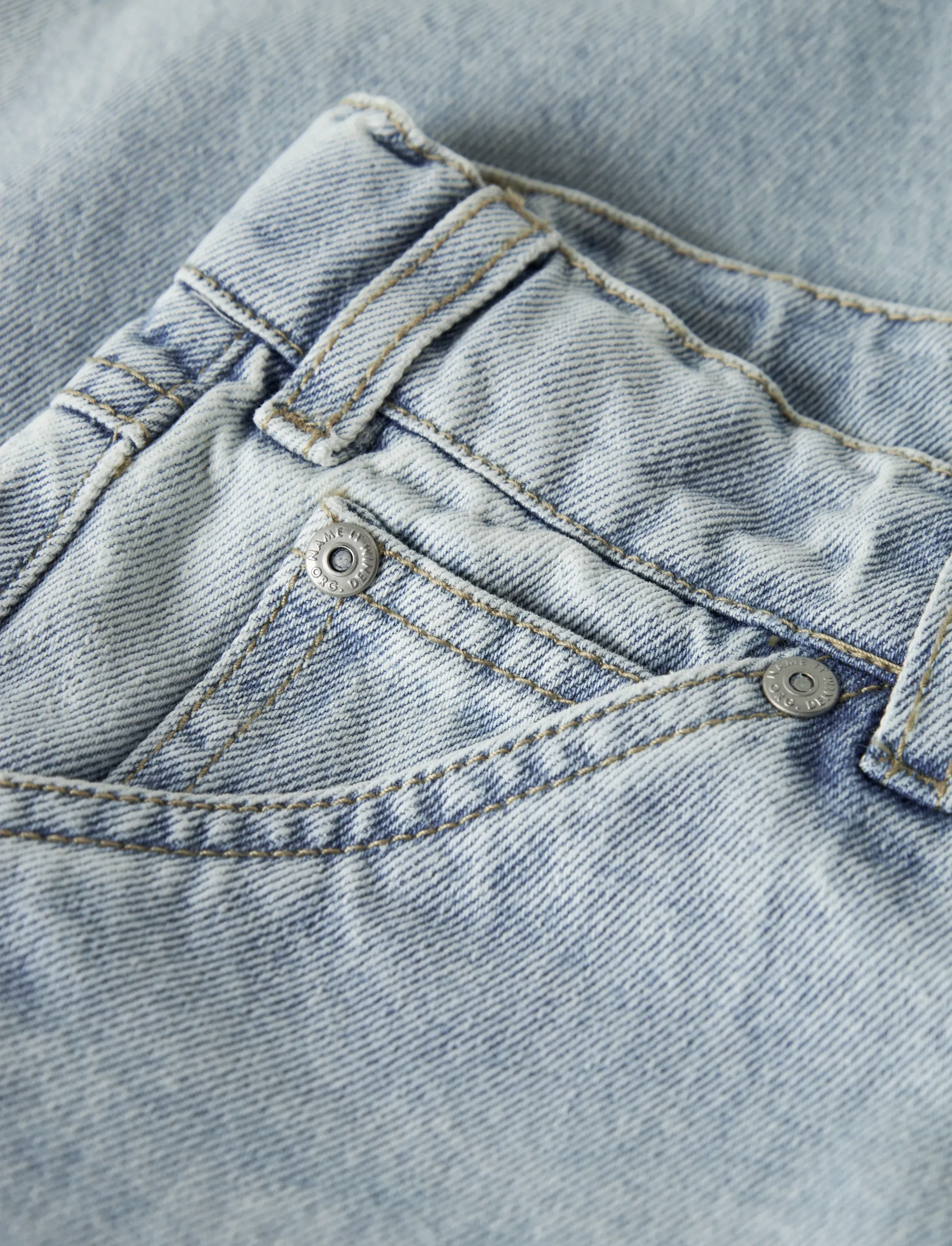name it - NKMRYAN STRAIGHT JEANS CARP 4525-IM NOOS - loose jeans - light blue denim - 4