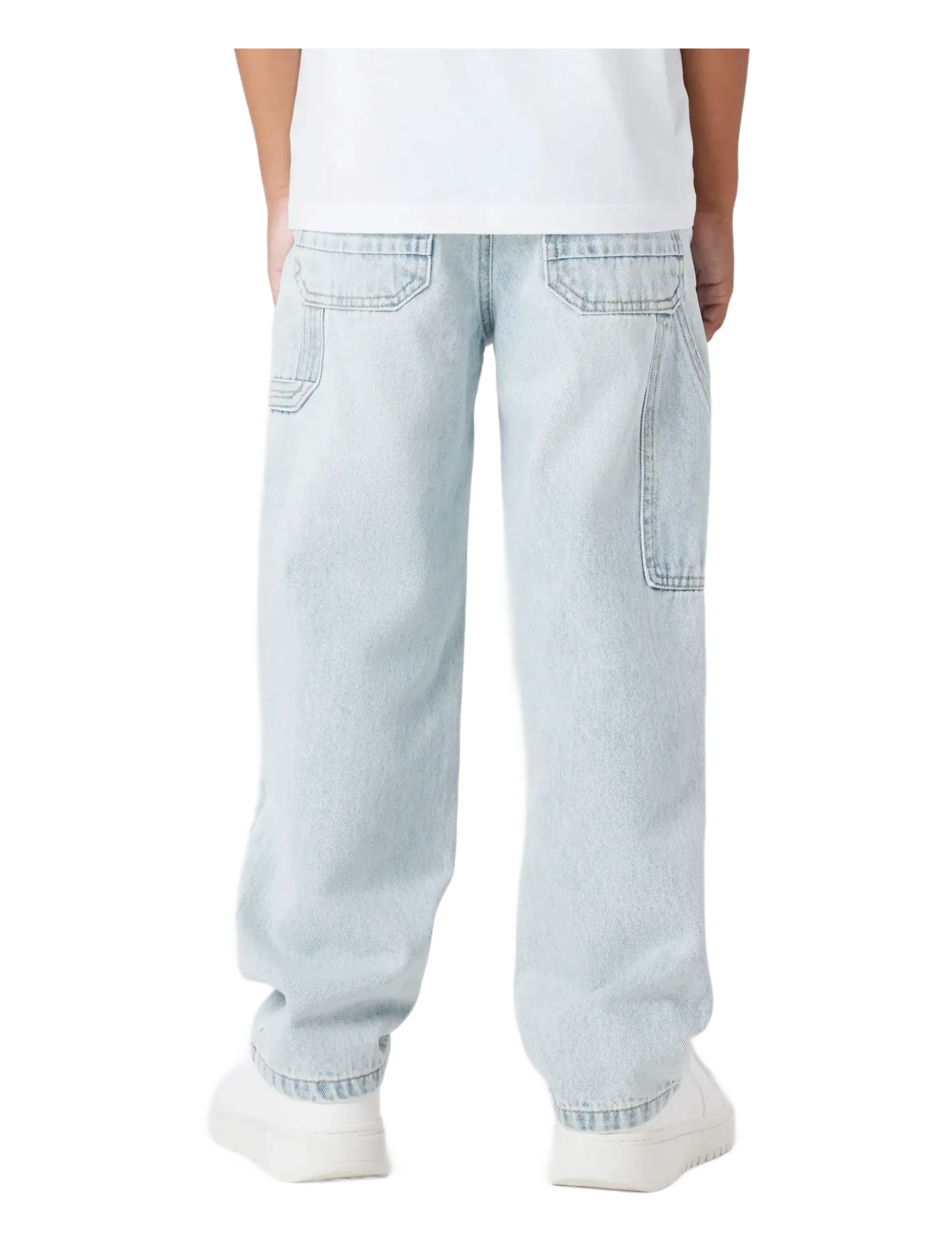 name it - NKMRYAN STRAIGHT JEANS CARP 4525-IM NOOS - loose jeans - light blue denim - 3
