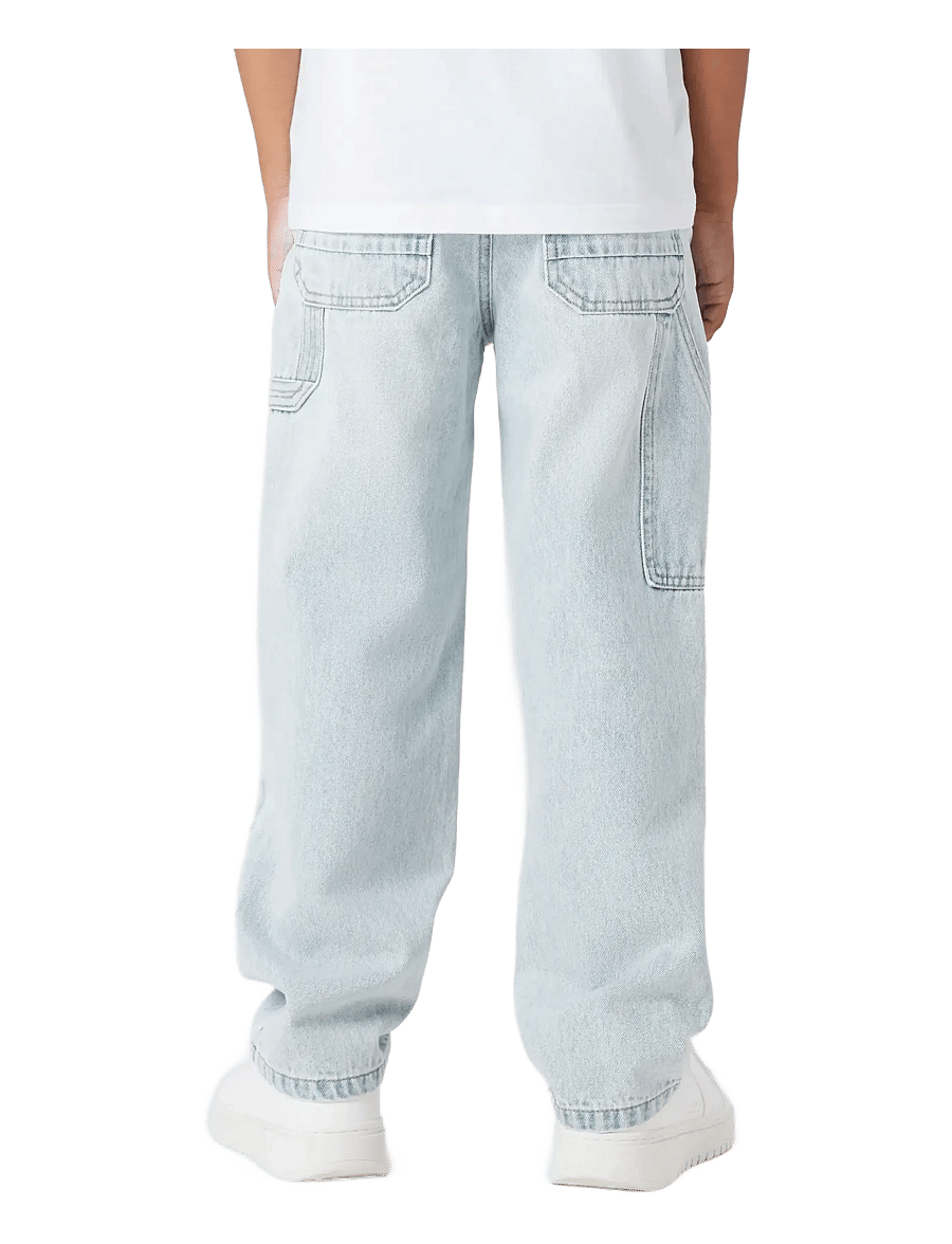 name it - NKMRYAN STRAIGHT JEANS CARP 4525-IM NOOS - loose jeans - light blue denim - 3