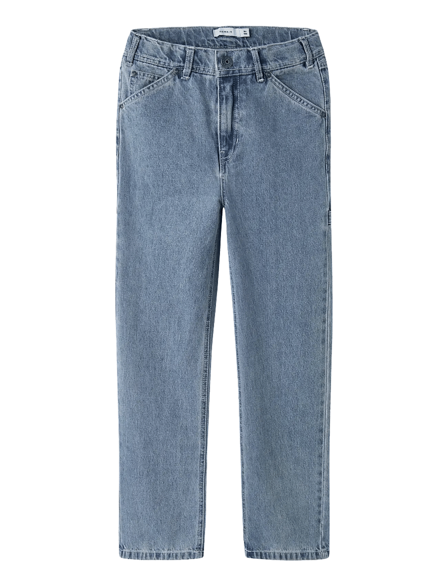 name it - NKMRYAN STRAIGHT JEANS CARP 4525-IM NOOS - loose jeans - medium blue denim - 1