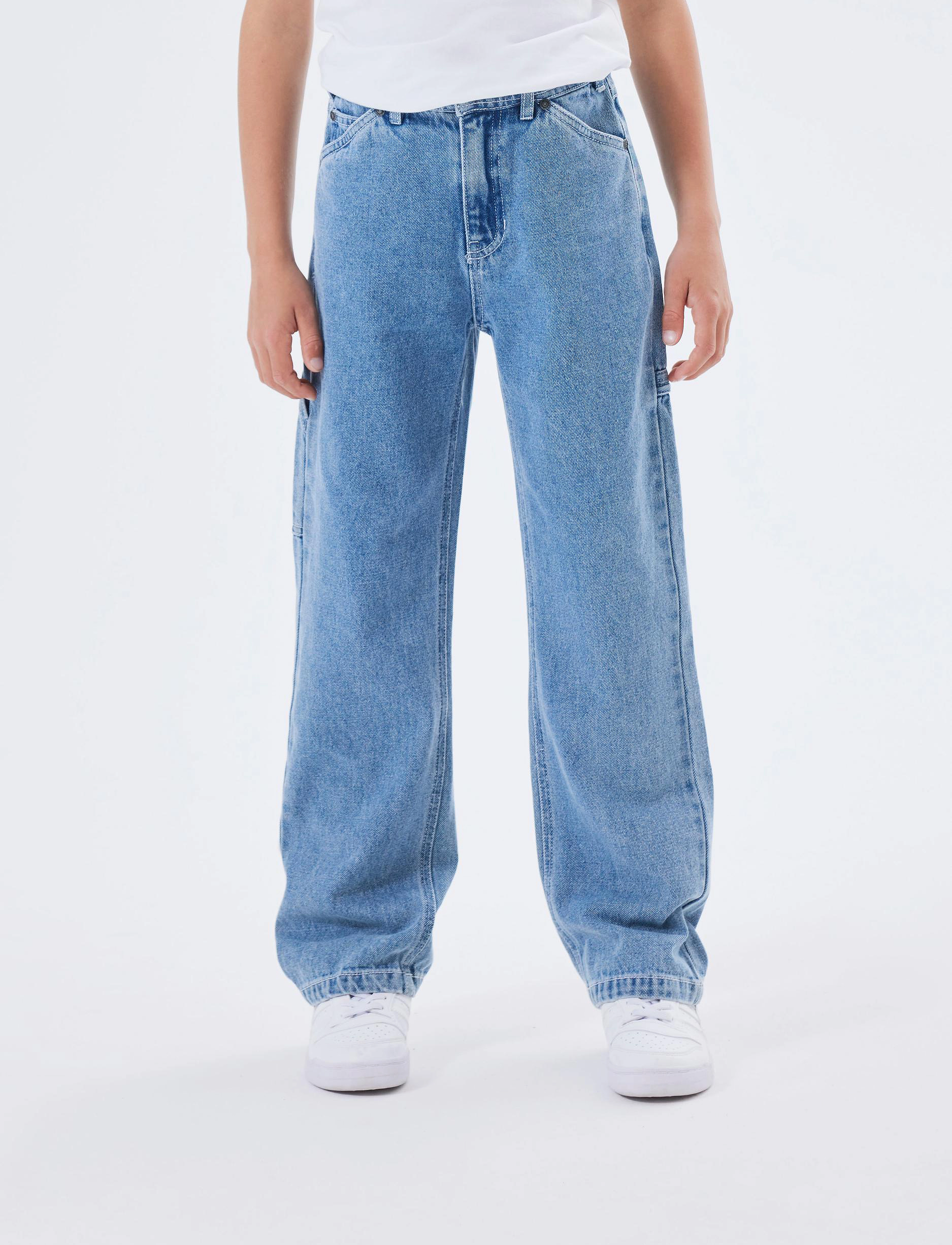 name it - NKMRYAN STRAIGHT JEANS CARP 4525-IM NOOS - loose jeans - medium blue denim - 0