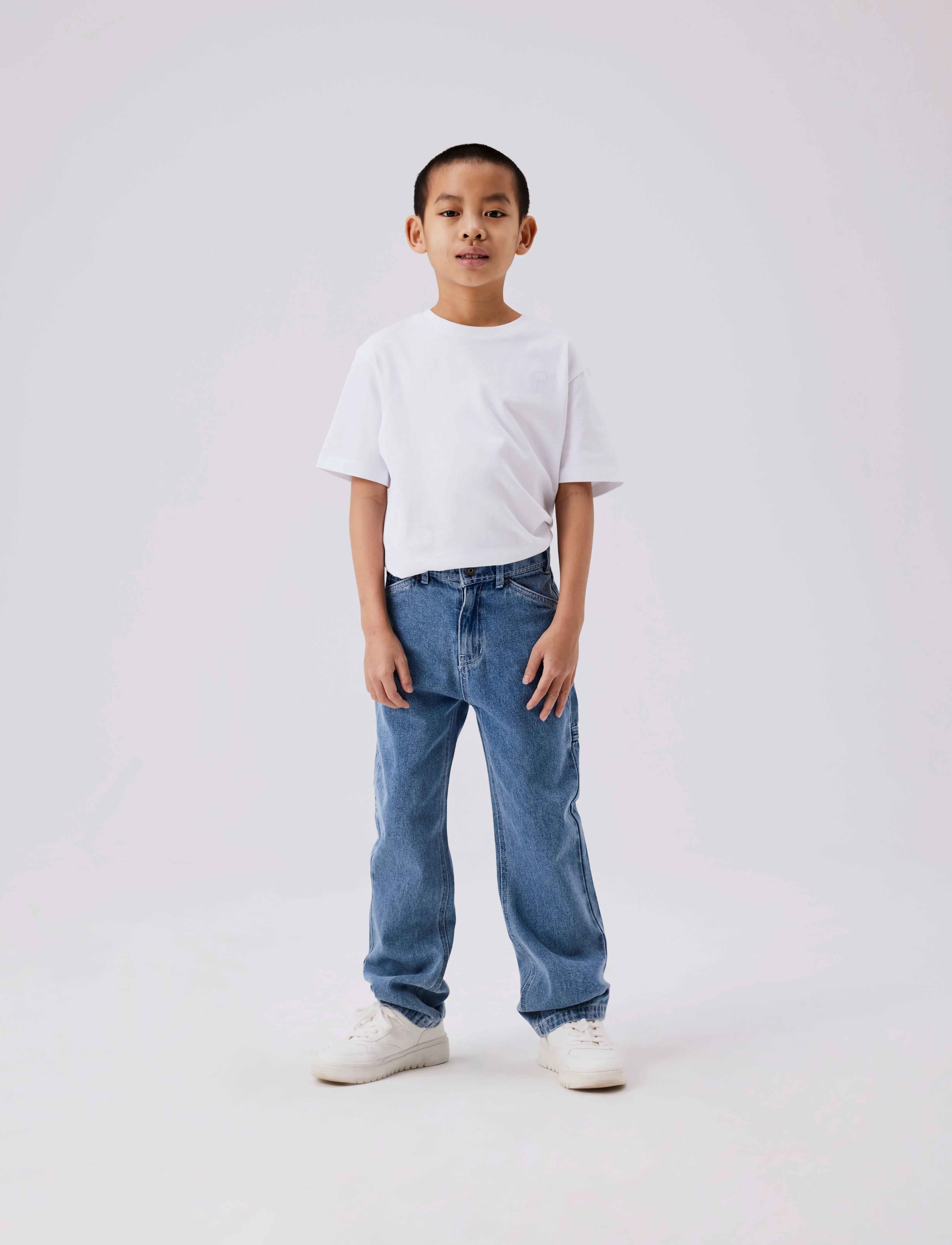name it - NKMRYAN STRAIGHT JEANS CARP 4525-IM NOOS - loose jeans - medium blue denim - 5