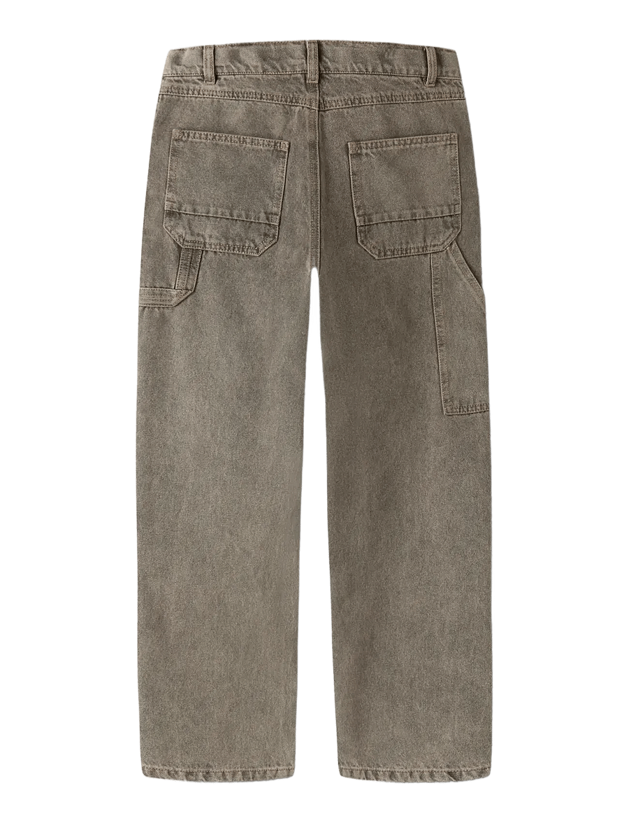 name it - NKMRYAN STRAIGHT JEANS CARP 4525-IM NOOS - loose jeans - medium brown denim - 1