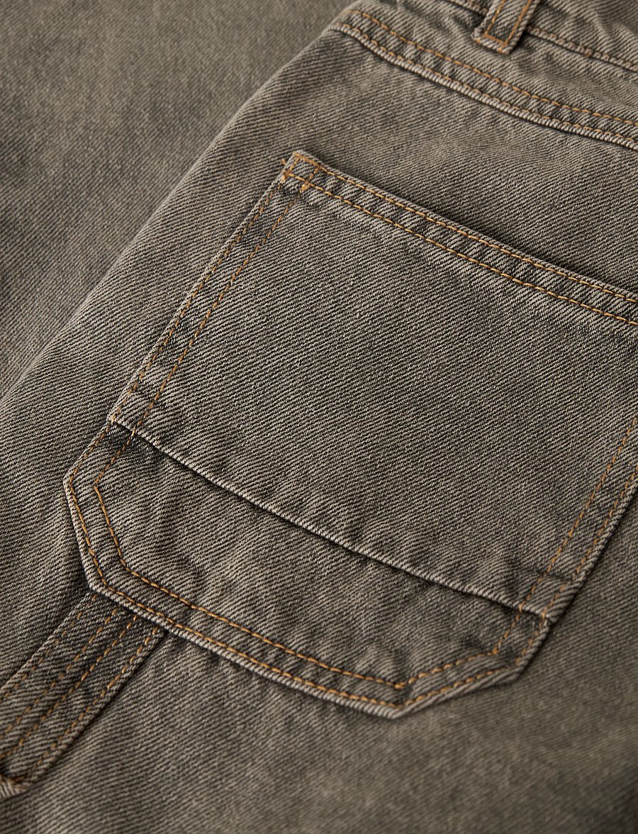 name it - NKMRYAN STRAIGHT JEANS CARP 4525-IM NOOS - loose jeans - medium brown denim - 4
