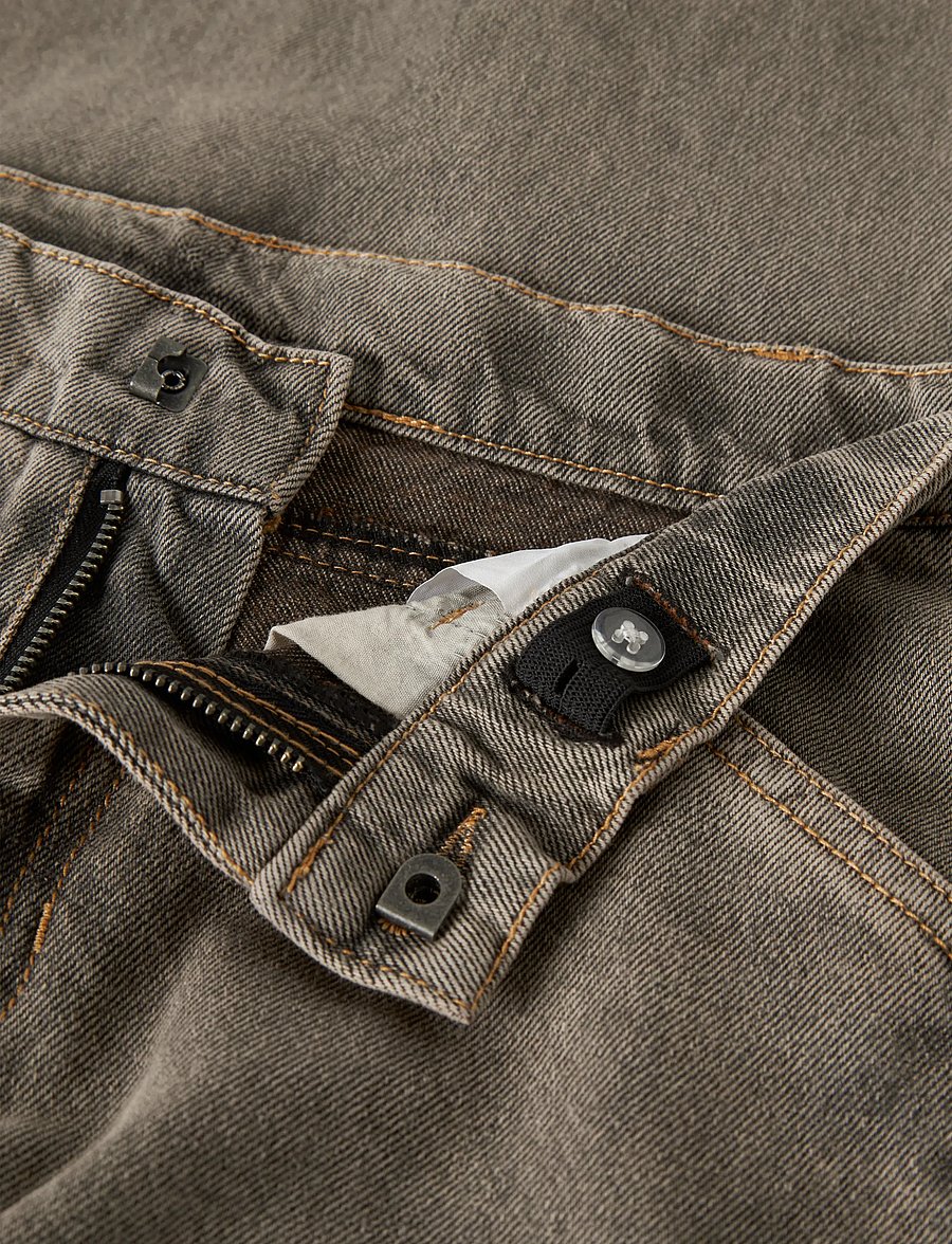 name it - NKMRYAN STRAIGHT JEANS CARP 4525-IM NOOS - loose jeans - medium brown denim - 5