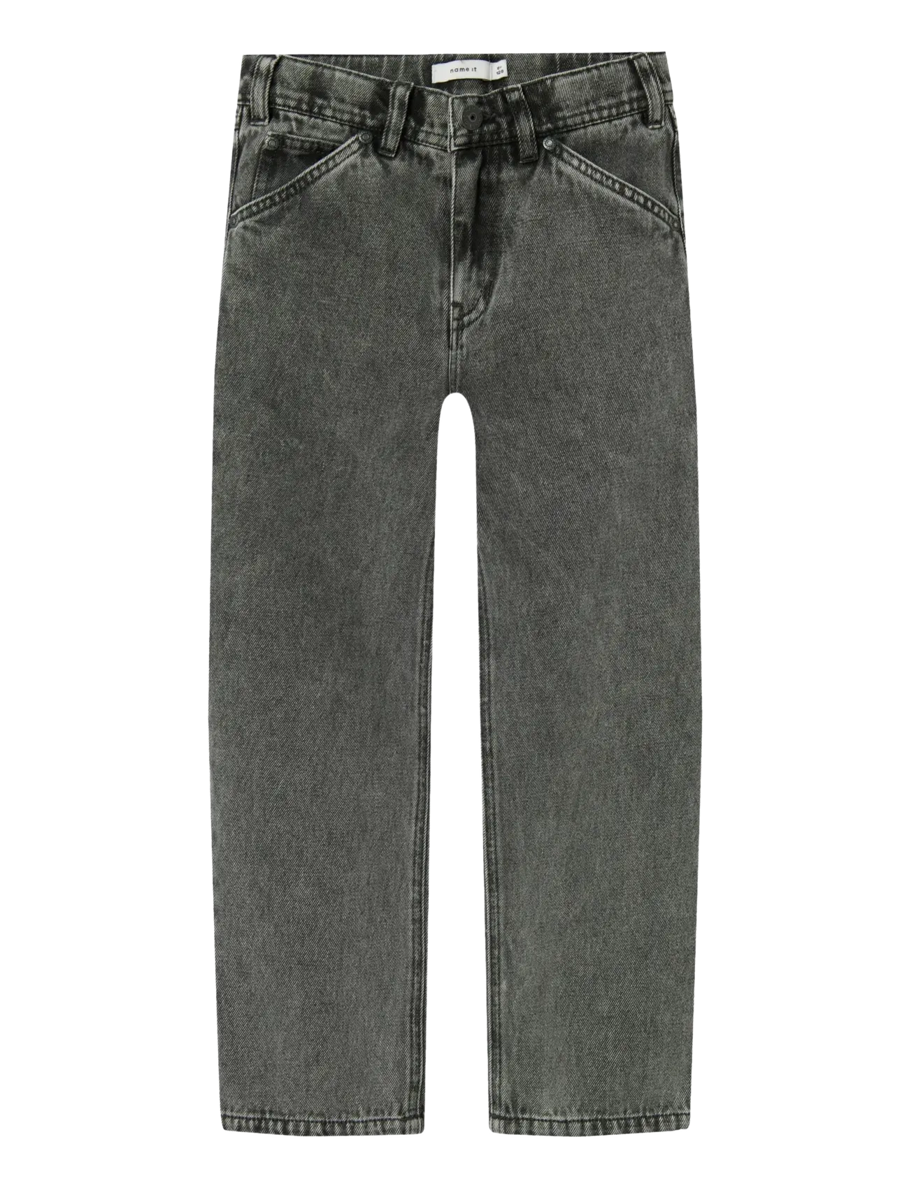 name it NKMRYAN STRAIGHT JEANS 4525-IM L NOOS - Jeans - MEDIUM GREY DENIM / grey