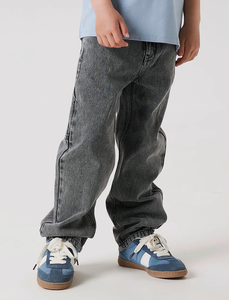 name it - NKMRYAN STRAIGHT JEANS CARP 4525-IM NOOS - loose jeans - medium grey denim - 0