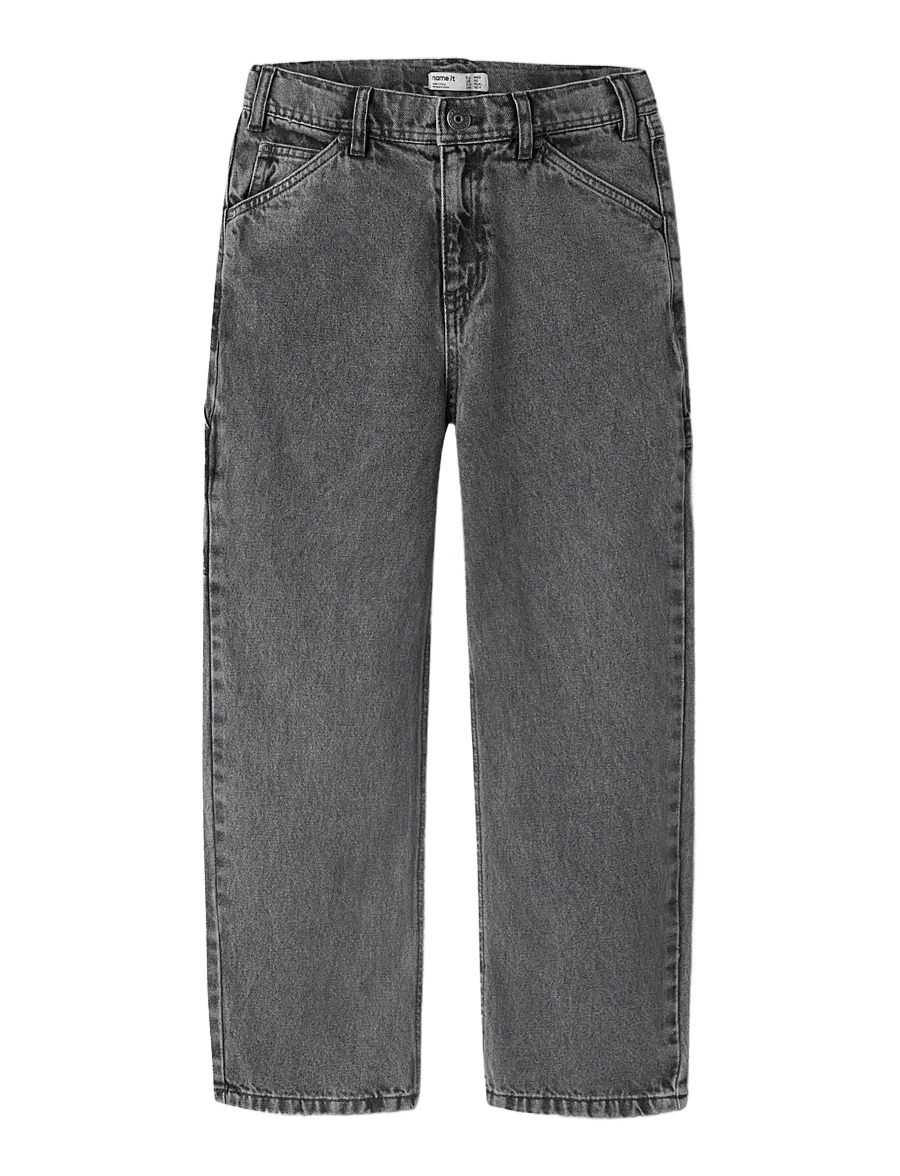 name it - NKMRYAN STRAIGHT JEANS CARP 4525-IM NOOS - loose jeans - medium grey denim - 3